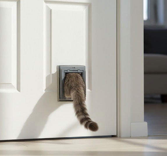 cat door - photo 2