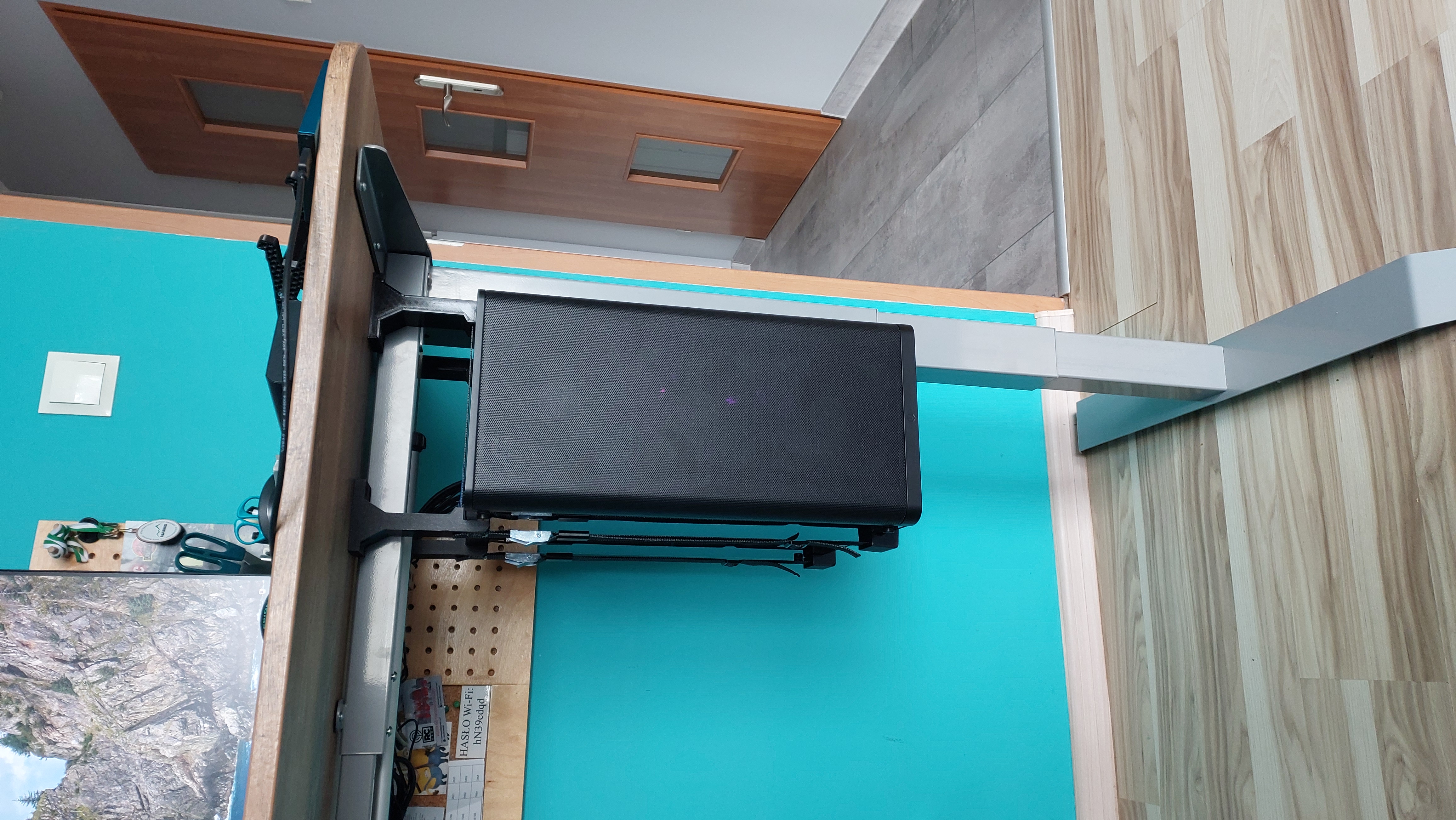 PC case desk holder