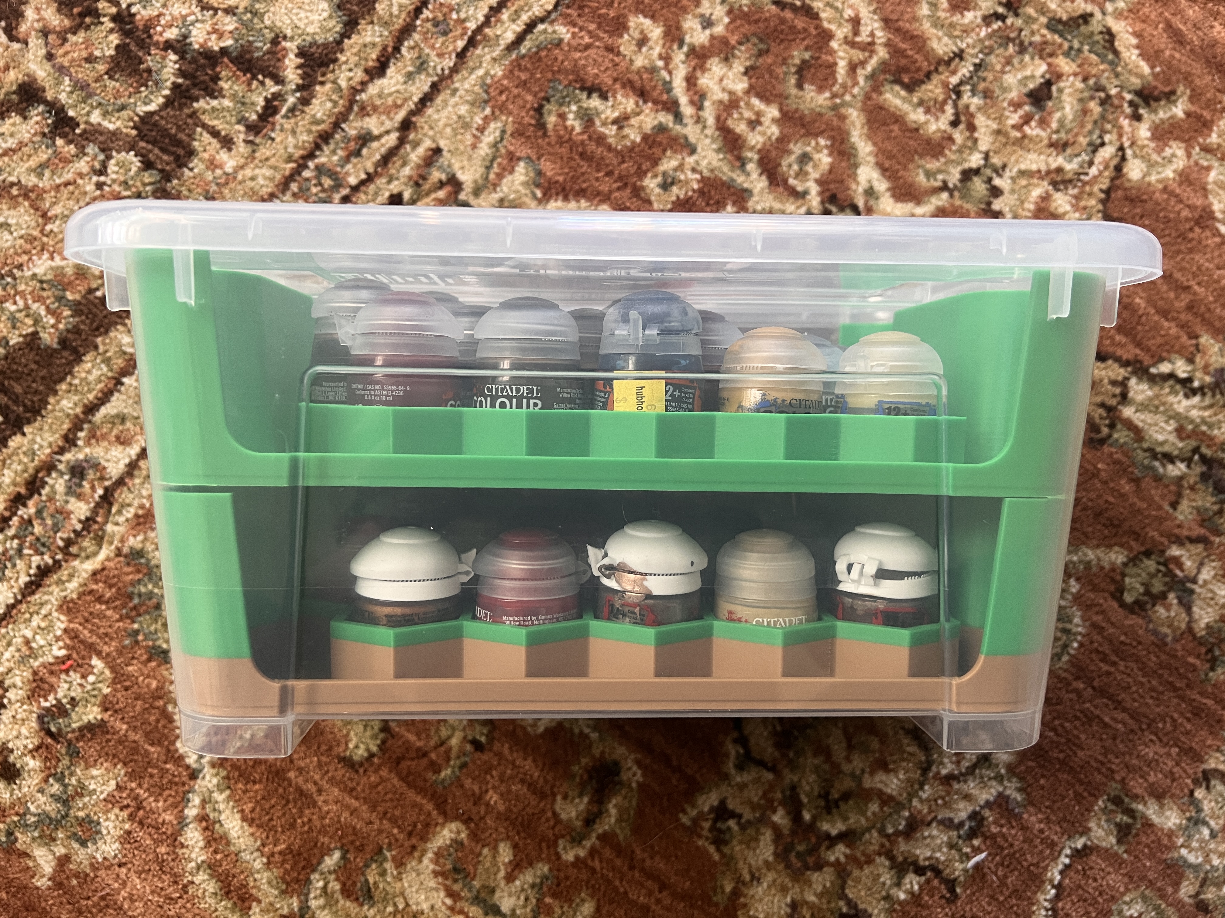 Hobby paint pot (Citadel) storage for Ikea Samla - photo 2