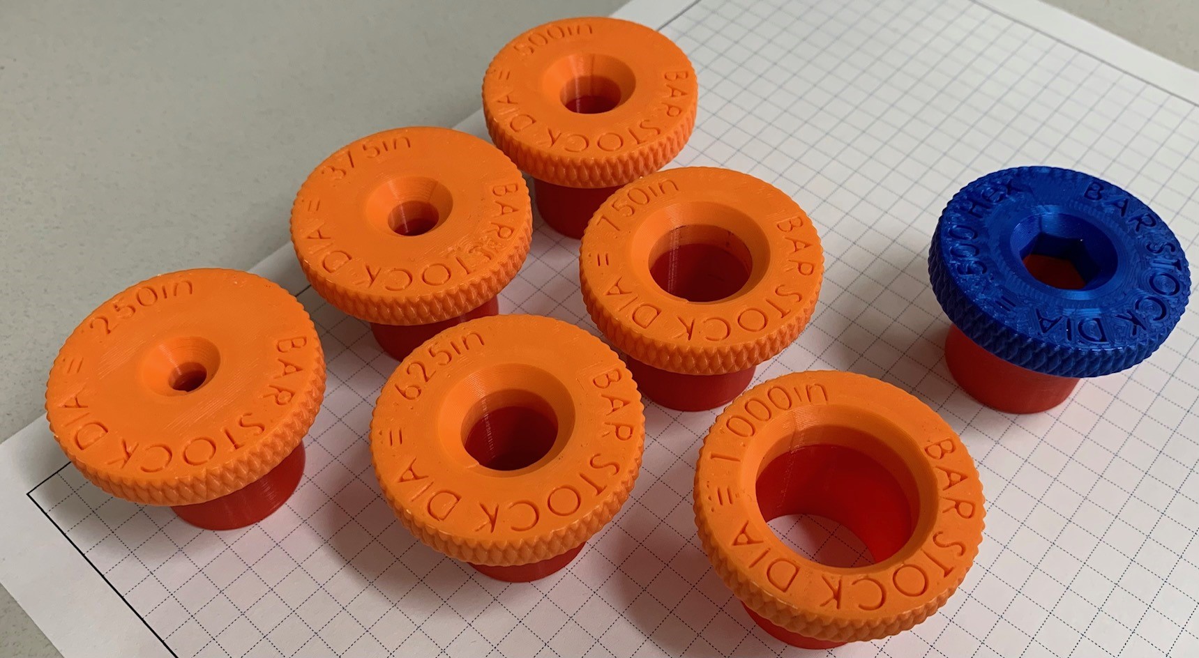 Tormach 15L Lathe Bar Stock Bushing Set