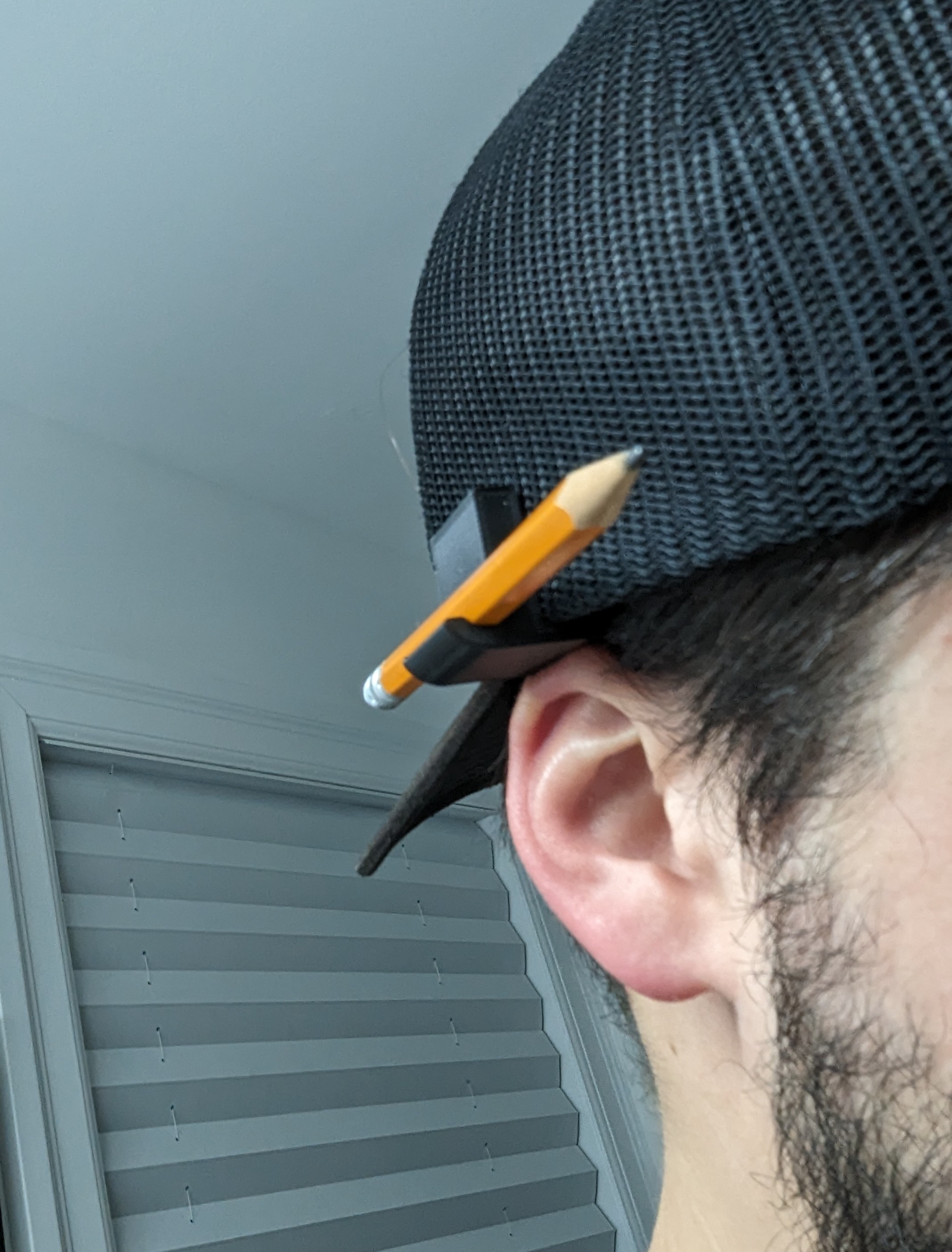 Hat Clip Pencil Holder