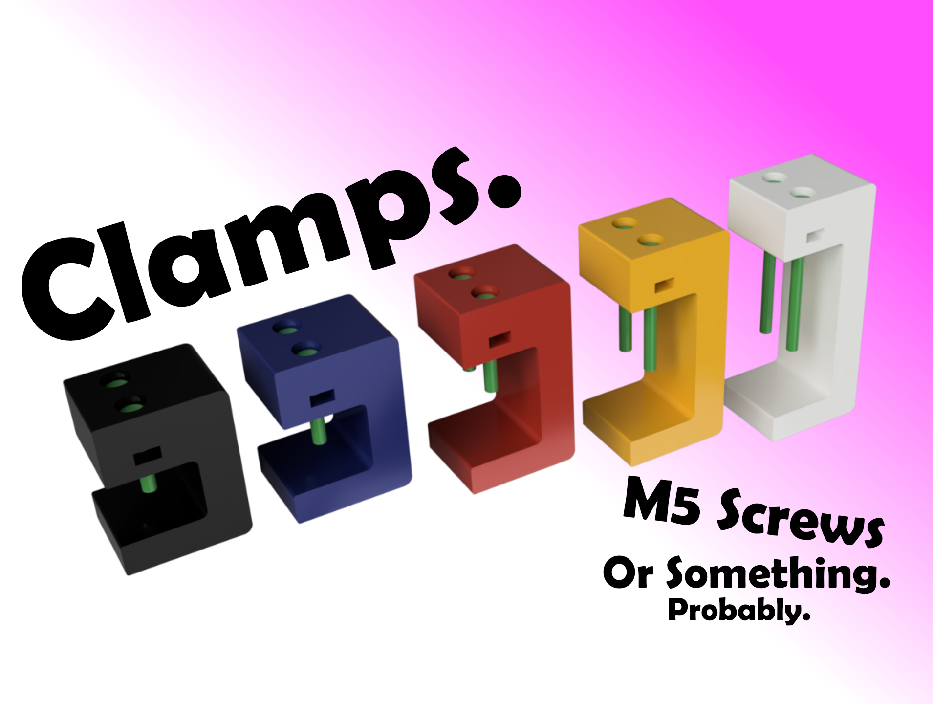 M5 Dual Screw Table/Mounting Clamp