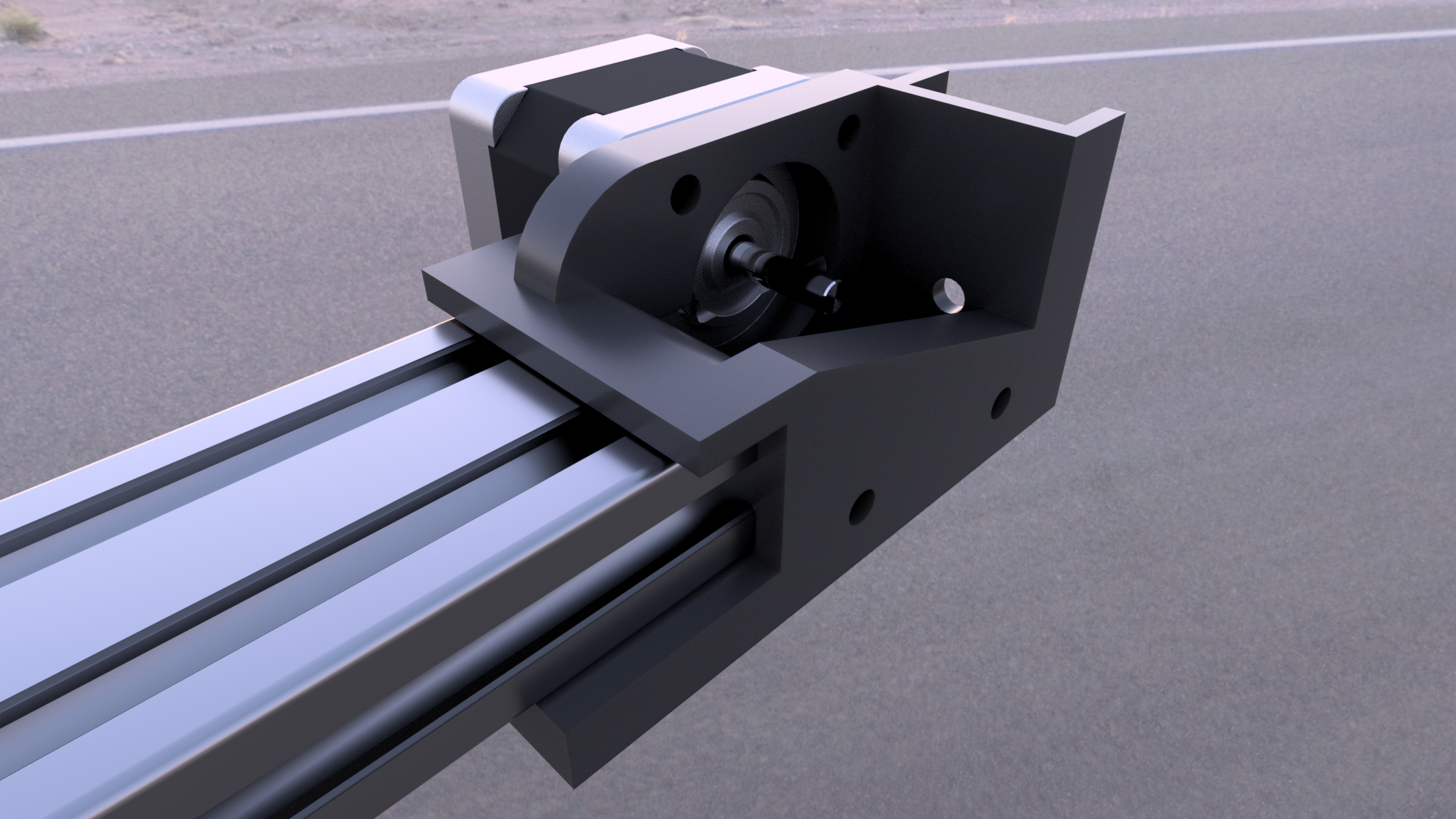 Y-Axis Stepper Mount 2040 Extrusion (Perfect for Ender Extender)