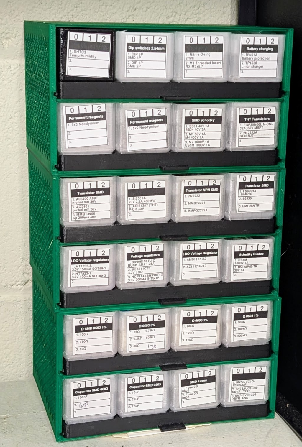 SMT component bulk storage cabinet - photo 2