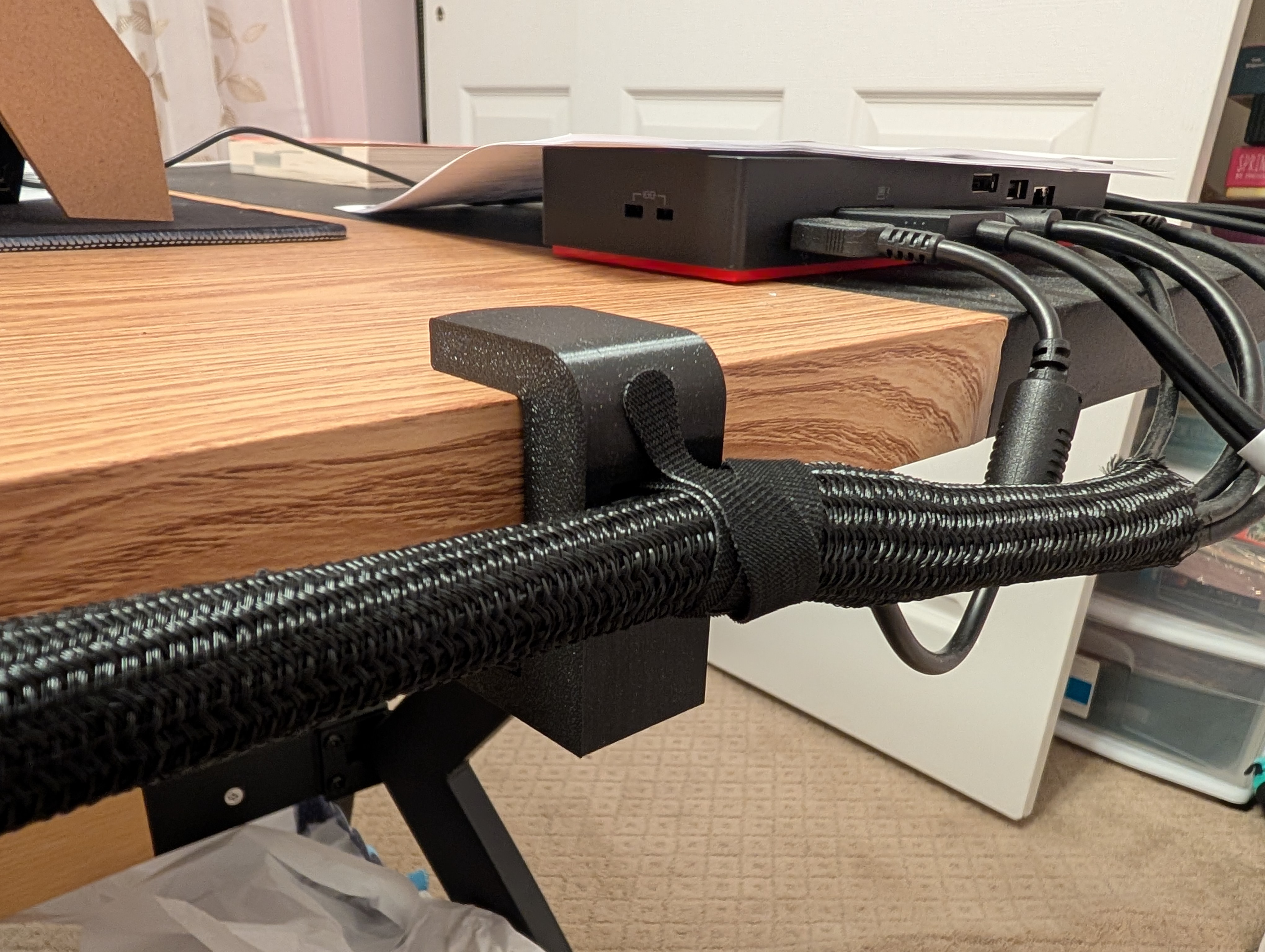 Velcro Cable Tie Mount with Vice Clamp