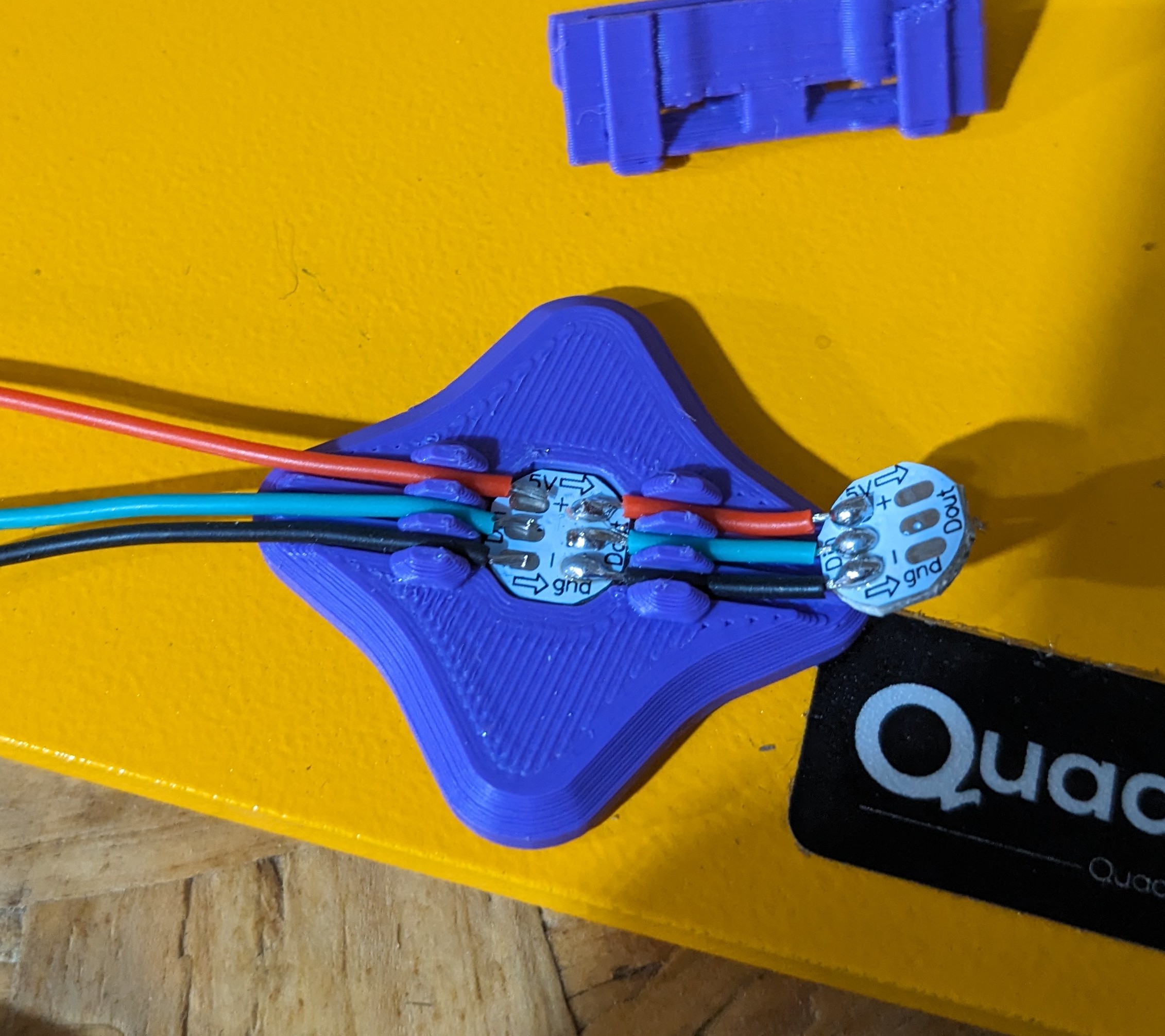 Magnetic Neopixel Soldering Jig