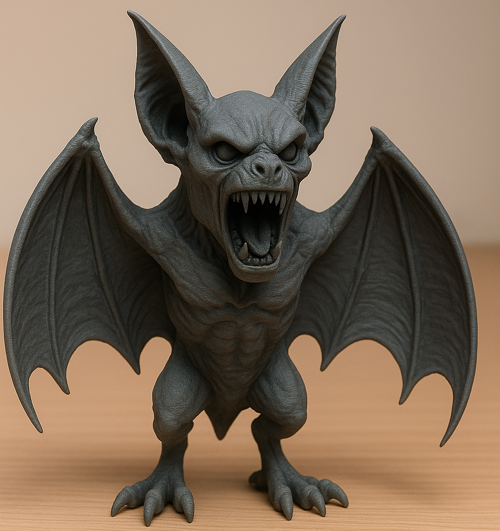 Scary Bat Figurine Halloween Decoration