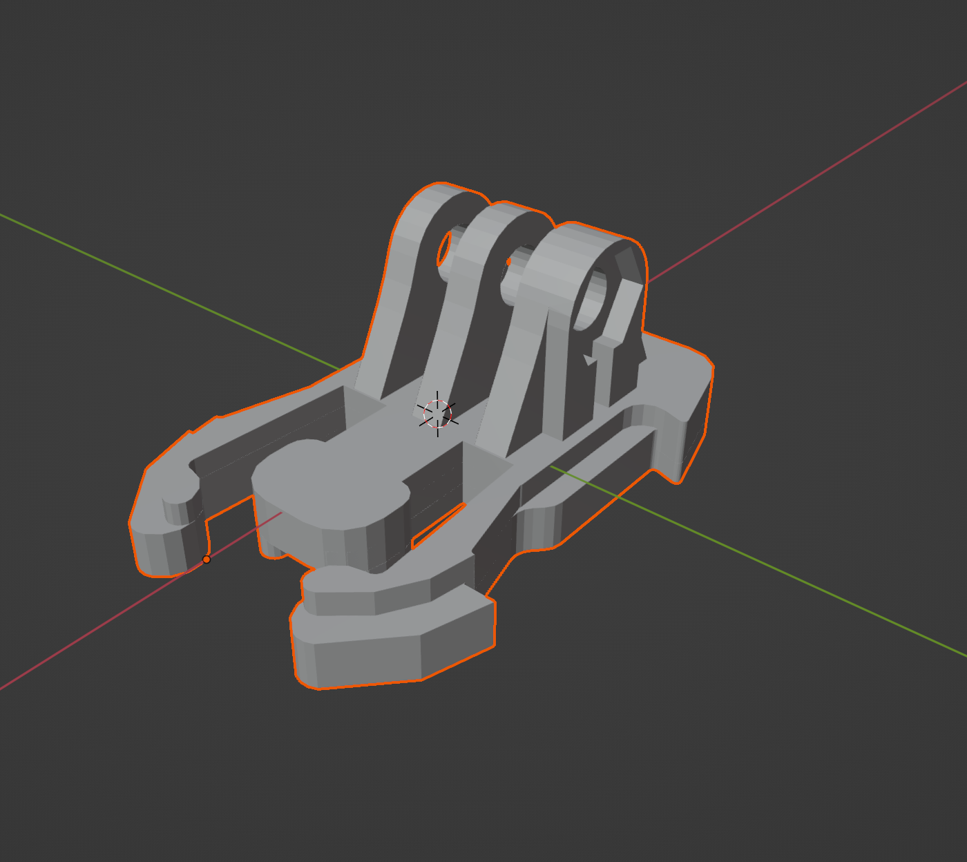 Go Pro Mount Base Clip