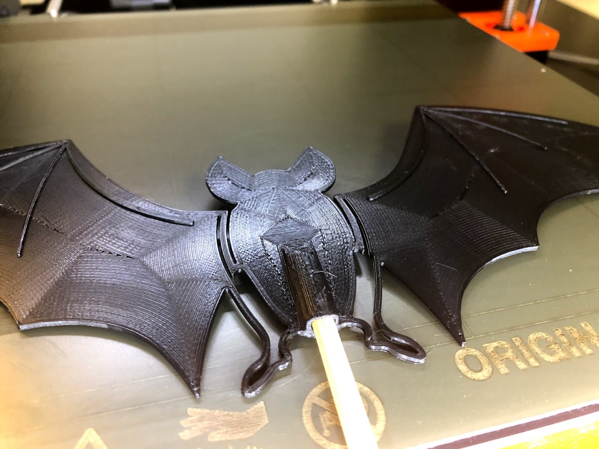 Flapping Bat  Print in Place Toy