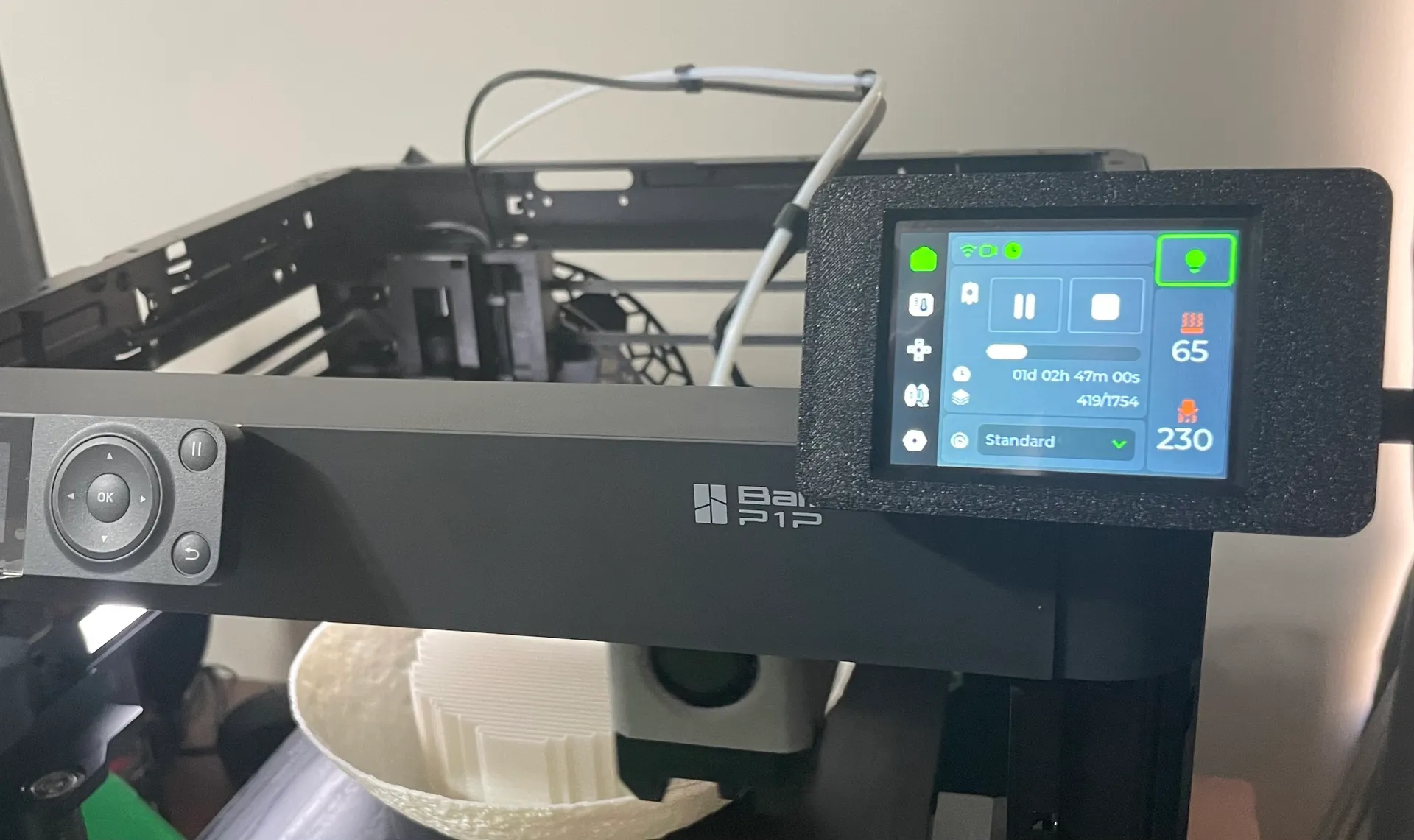 XTouch Screen Ball Mount from Bambu Lab P1P P1S phone holder