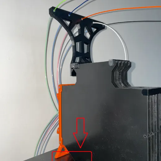MMU3 buffer holder(for IKEA LACK enclosure v2)