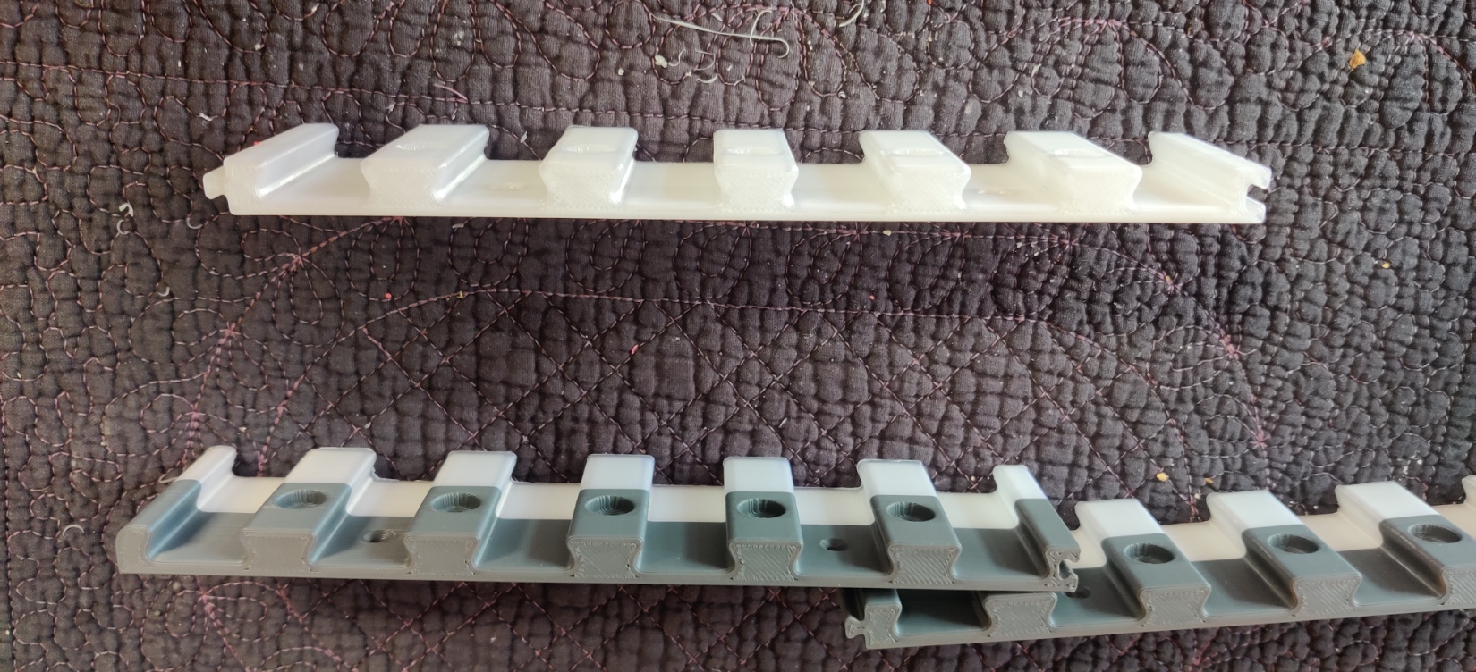 Middle rail for kitchen door organizer (added mounting options) - photo 2