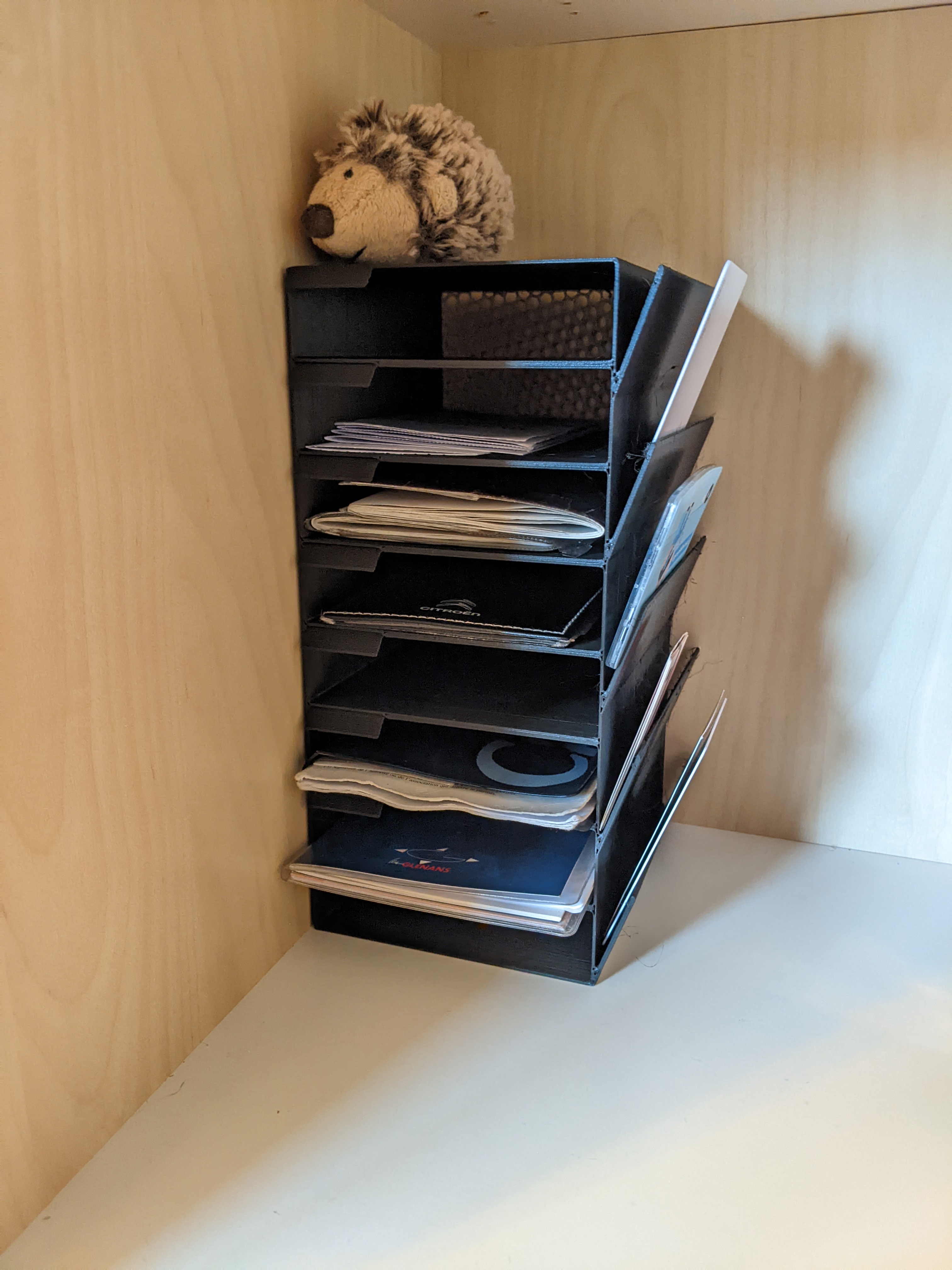 Mini shelf organizer
