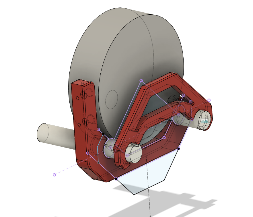 Wall Mount Filament Spool Shelf Bracket - photo 2