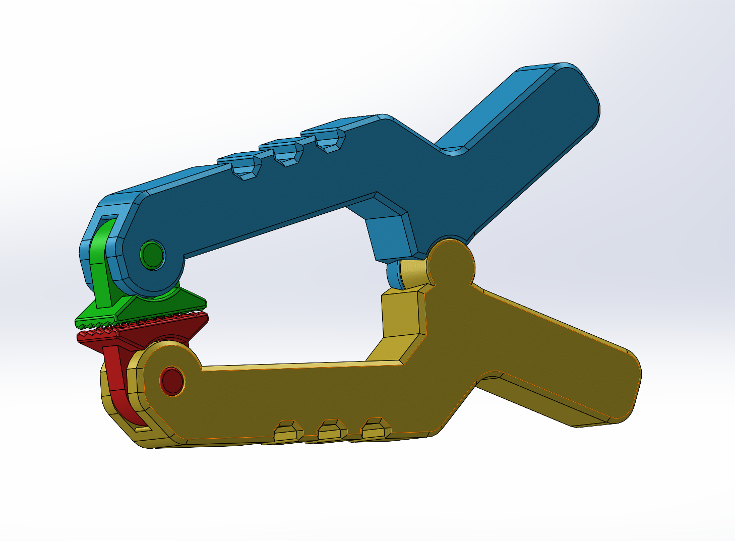 Large opening clamp clip