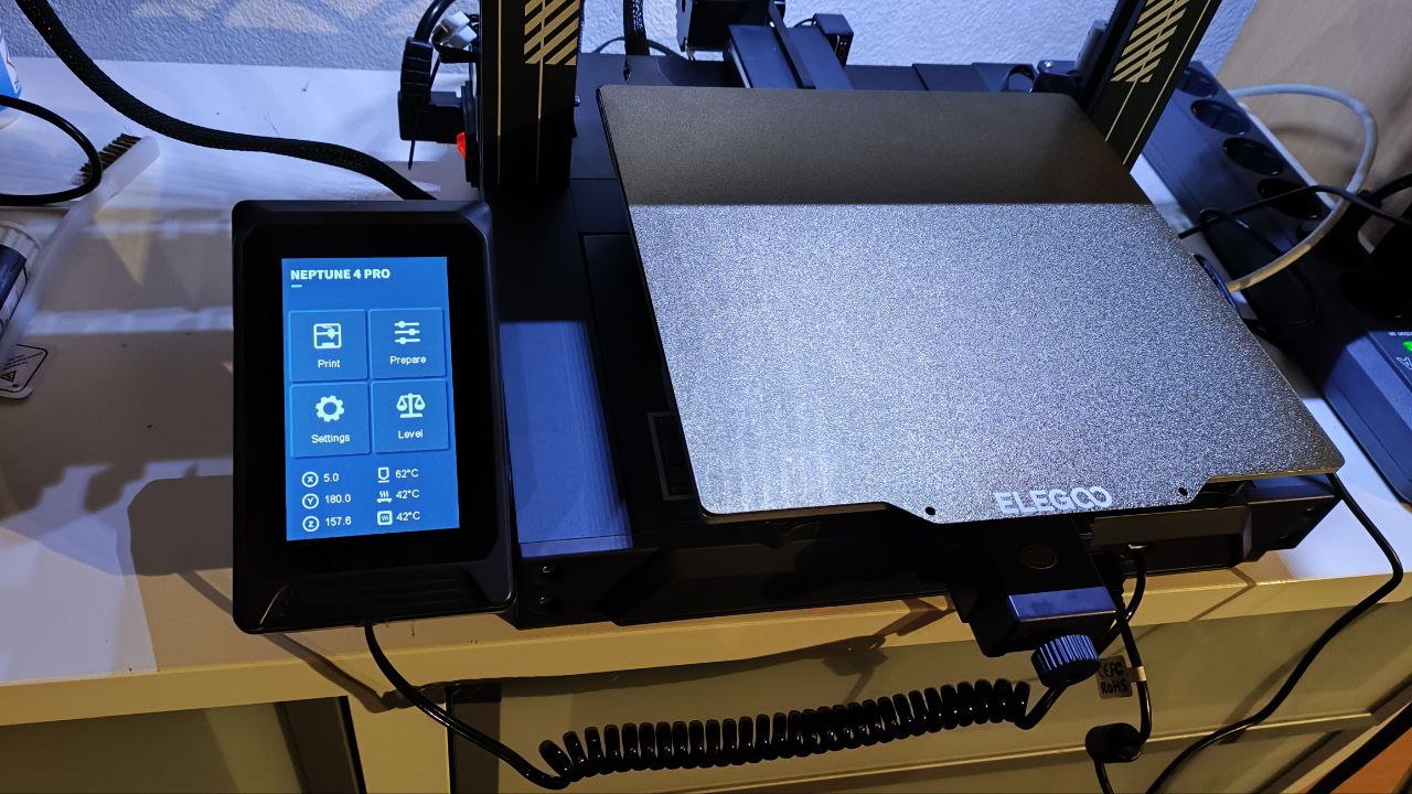 Neptune 4 Display leftsided mount