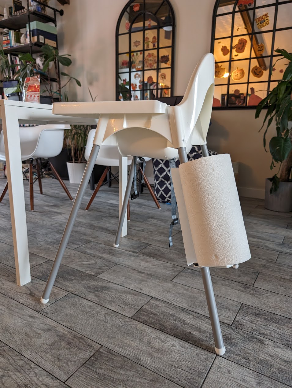 High Chair Paper Towel Holder (Ikea Antilop Kitchen Roll - Easy Print)