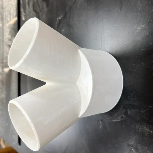 4-inch to Dual 2.5-inch Dust Collector Hose Adapter