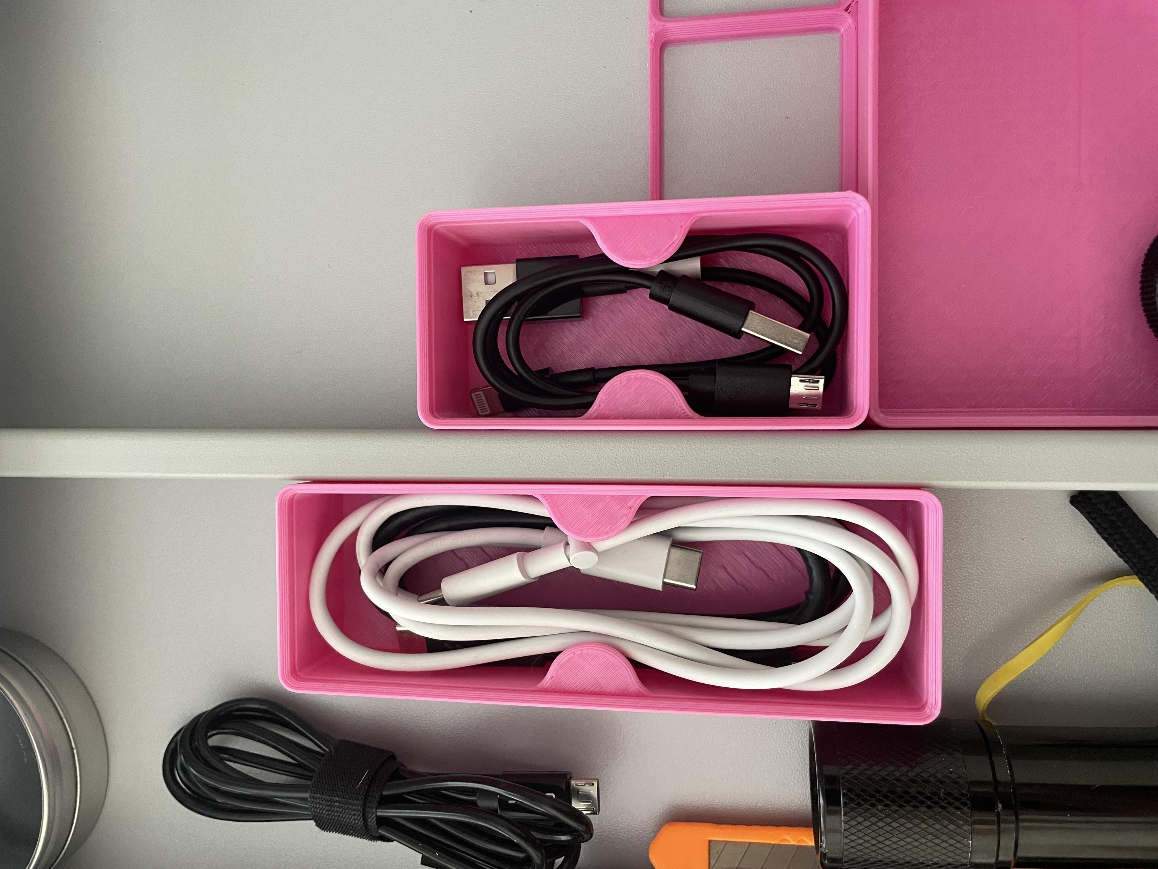 Gridfinity cable holder 1x2 - photo 2