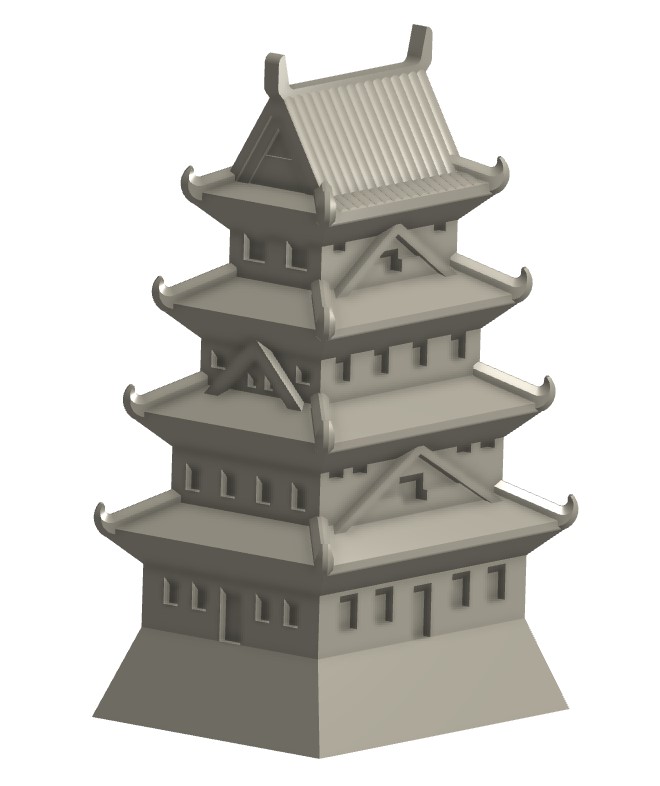 Miniature Japanese Castle - photo 3