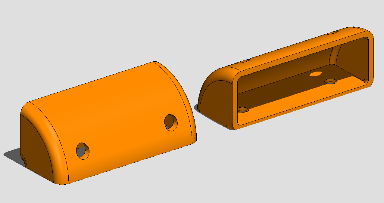 Drawer or cupboard door handle.