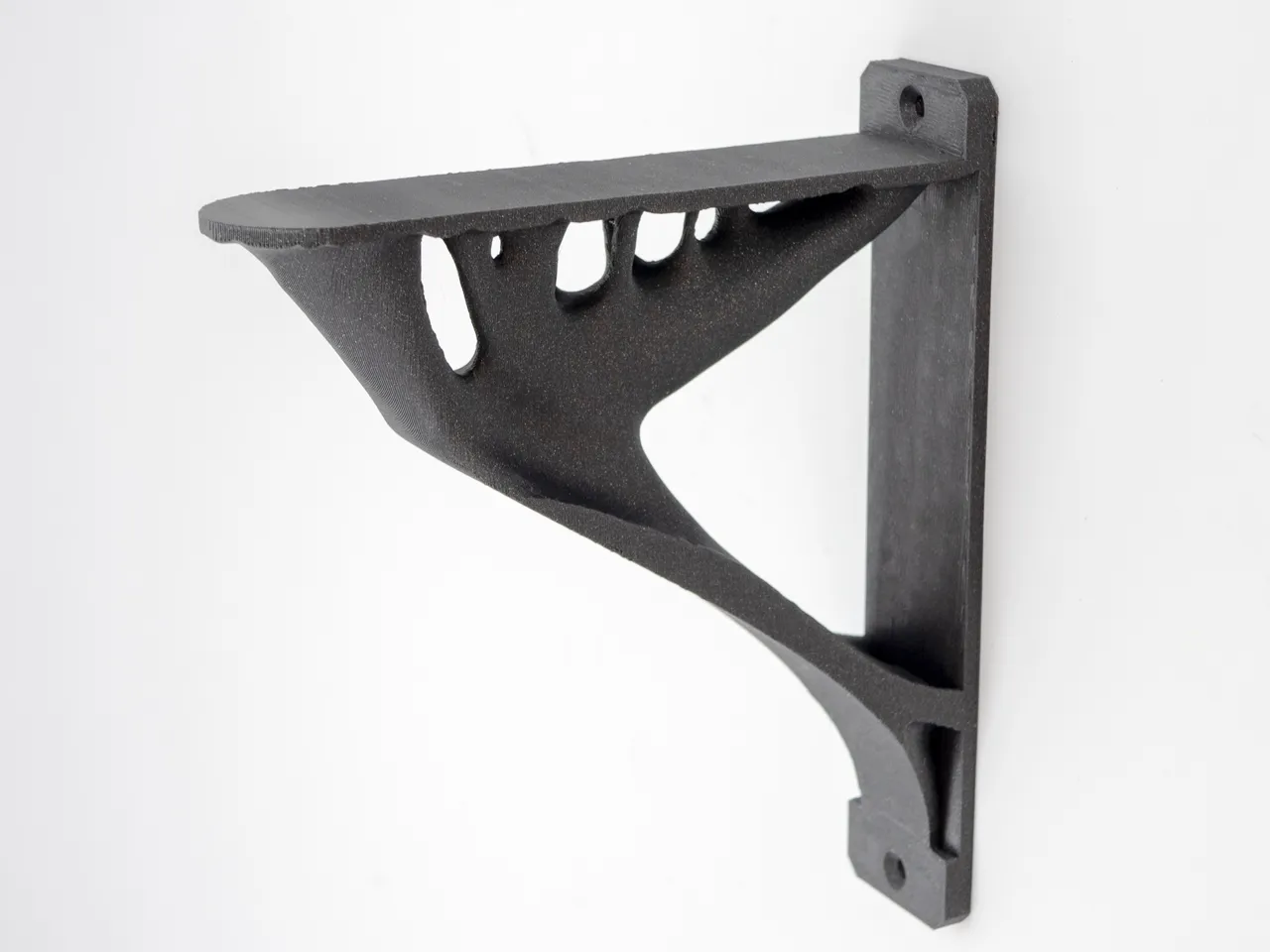 Topology Optimized Shelf Bracket - 66% Scale