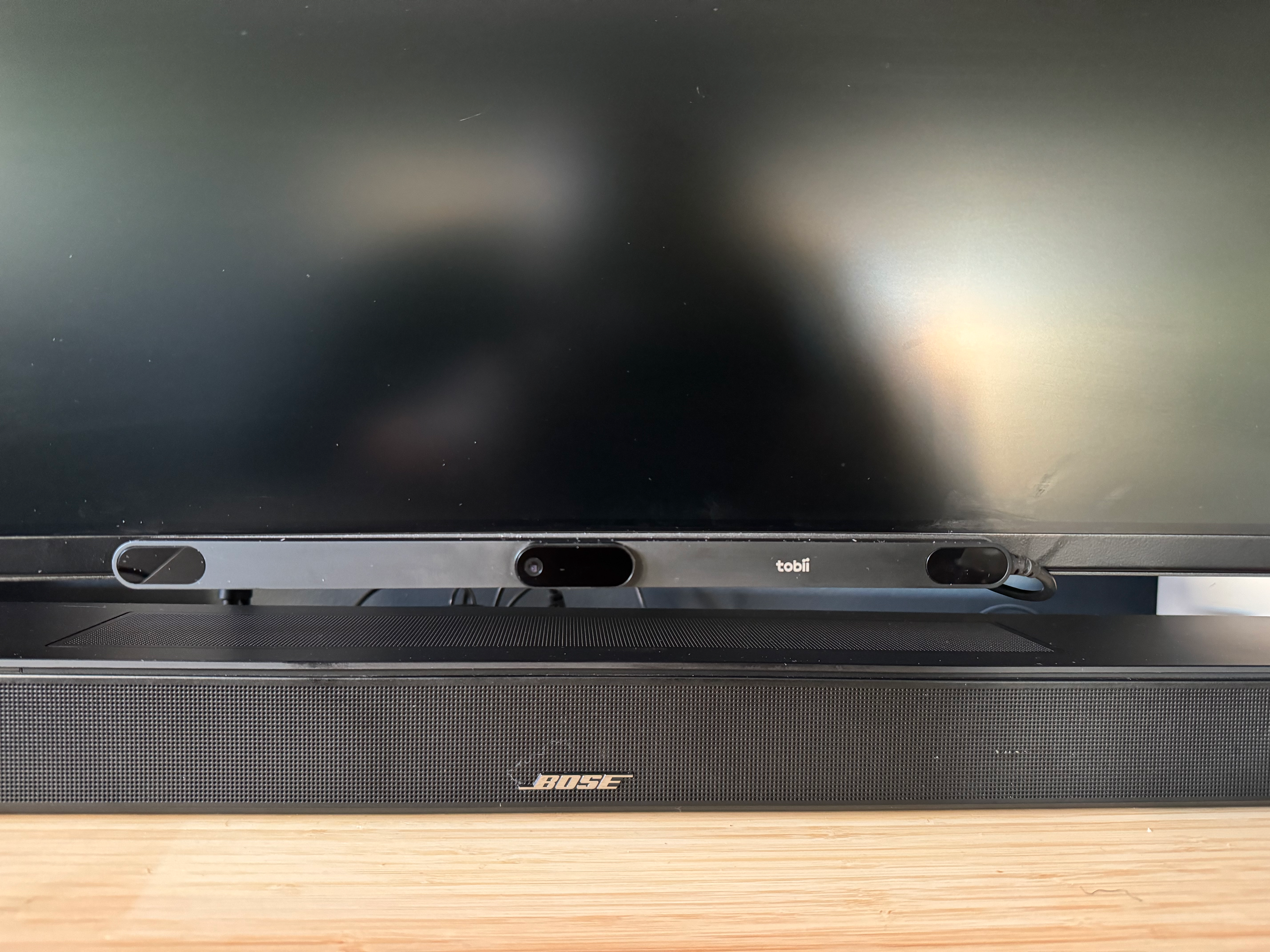 Tobii Eye Tracker mount for curved and flat monitors. - photo 2