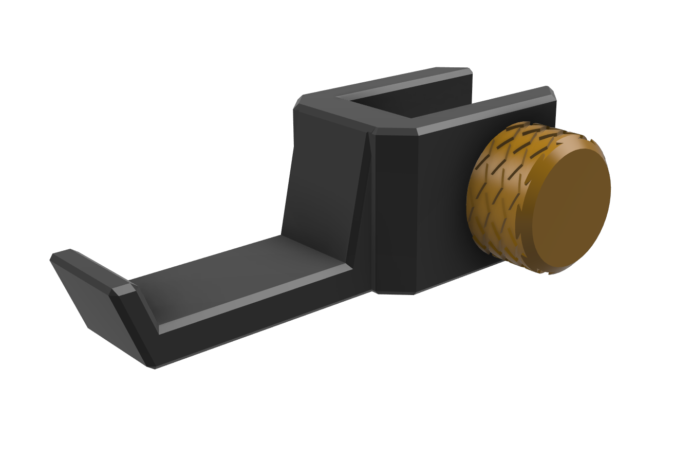 Vertical Headphones Hanger / Clamp [Kallax] [Easy to Print] [Multiple Variants] / Holder / Hook - photo 2