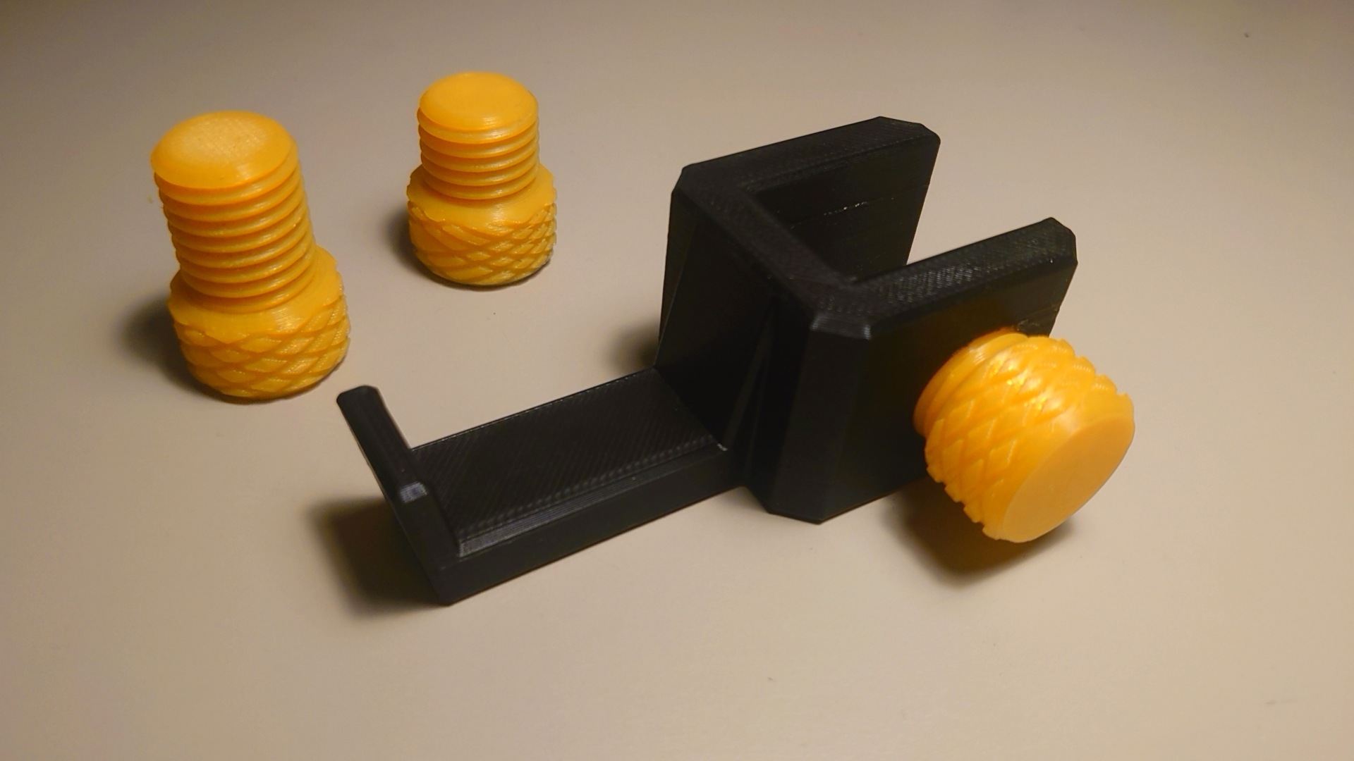Vertical Headphones Hanger / Clamp [Kallax] [Easy to Print] [Multiple Variants] / Holder / Hook - photo 3