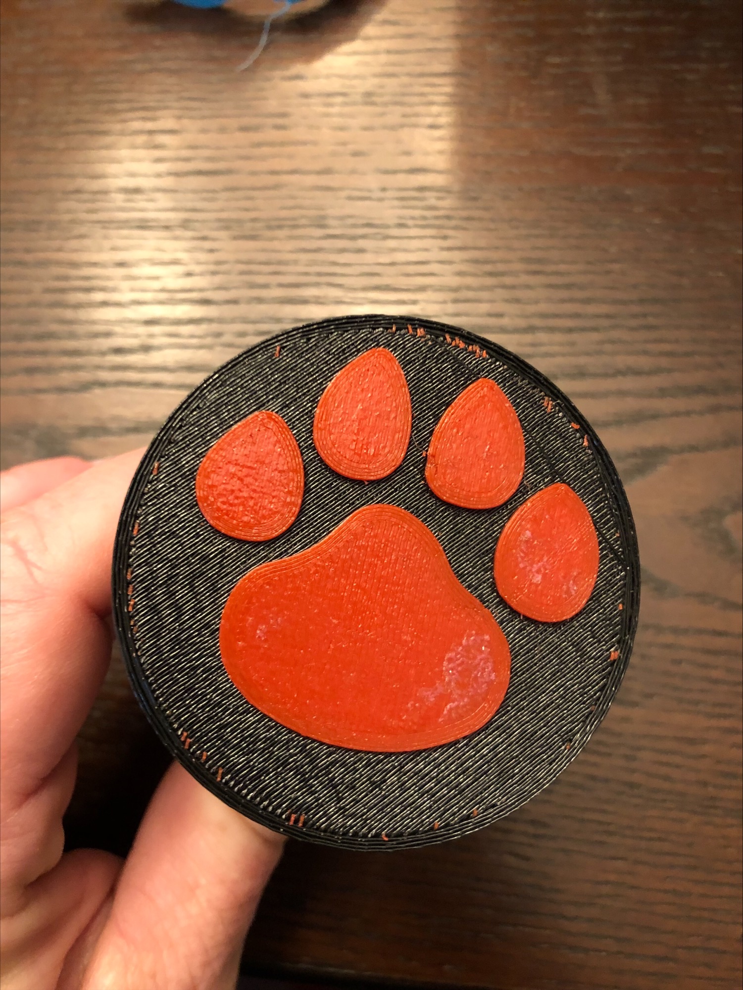 Paw Print Door Knob - photo 2