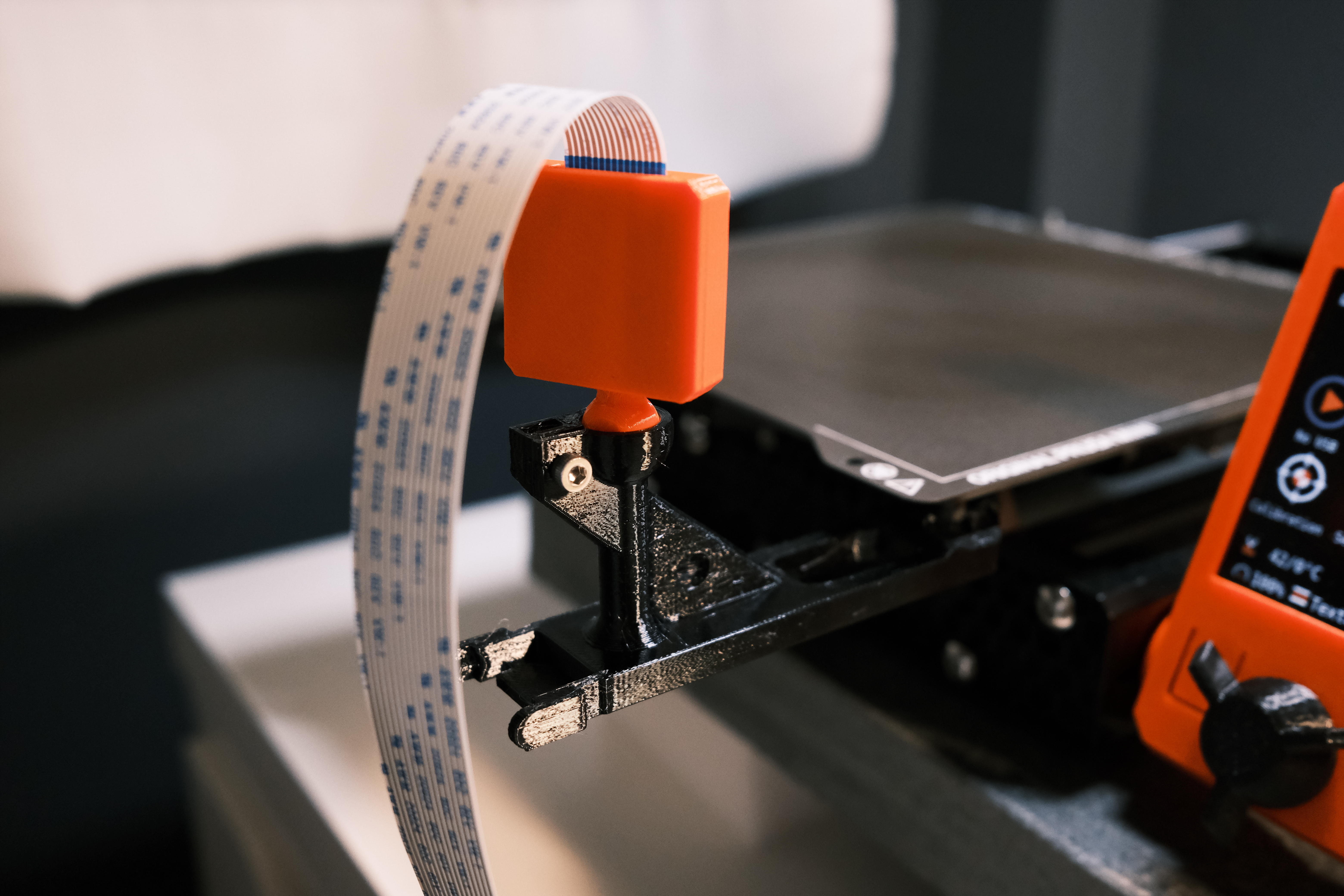 Fixed Prusa MINI+ Printbed Camera Mount - Correct Hole Position