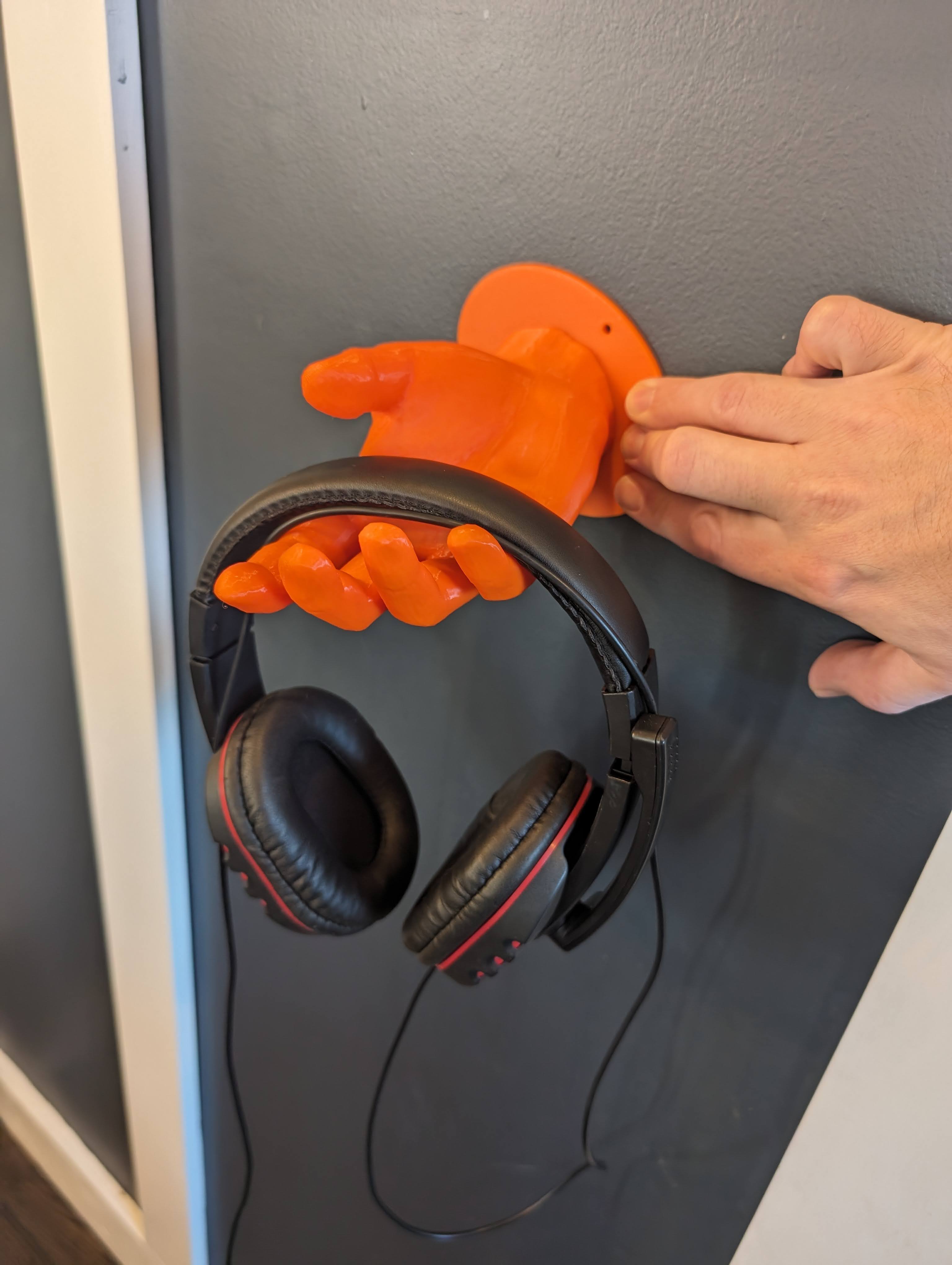 Wall mountable headphone hand stand - photo 3
