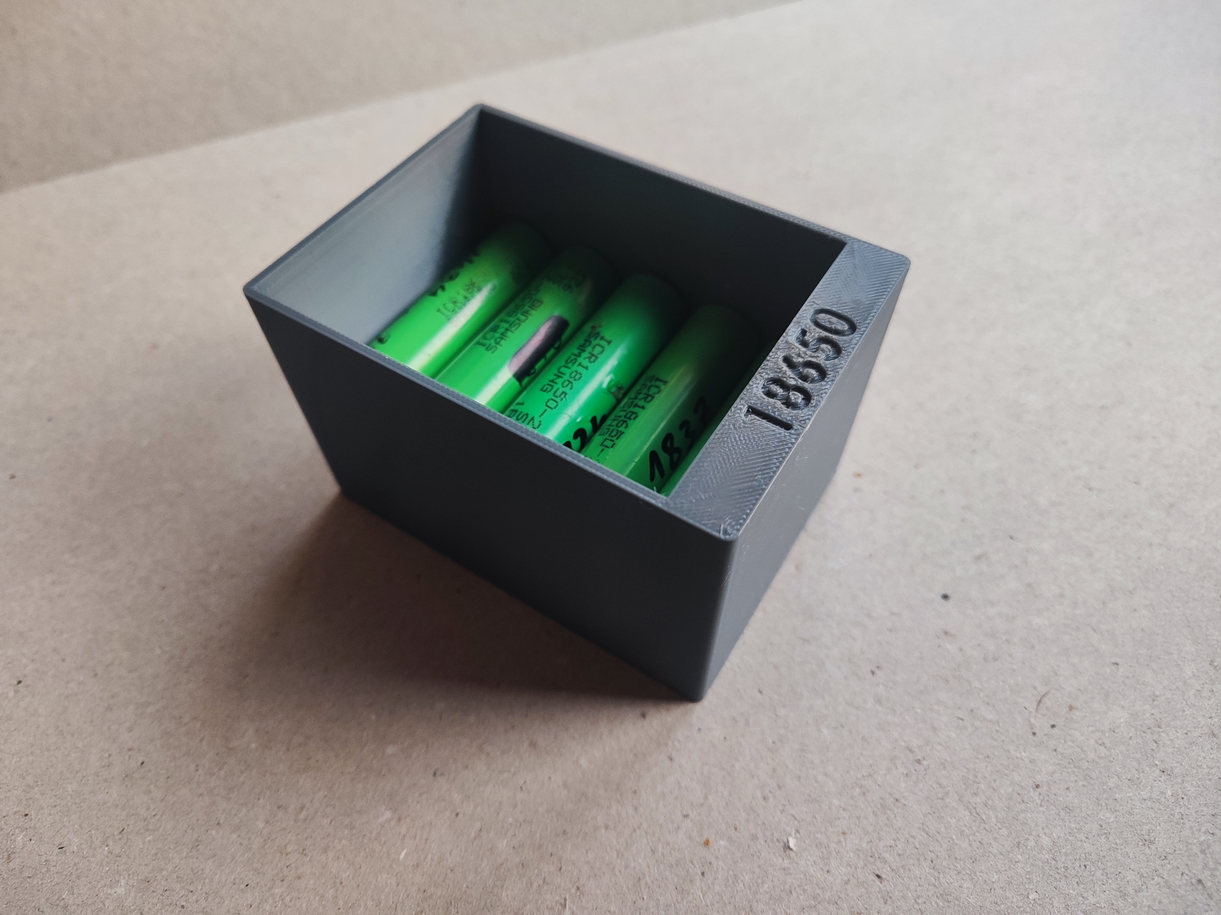Rugged 18650 Battery Storage Box (15 Cells)