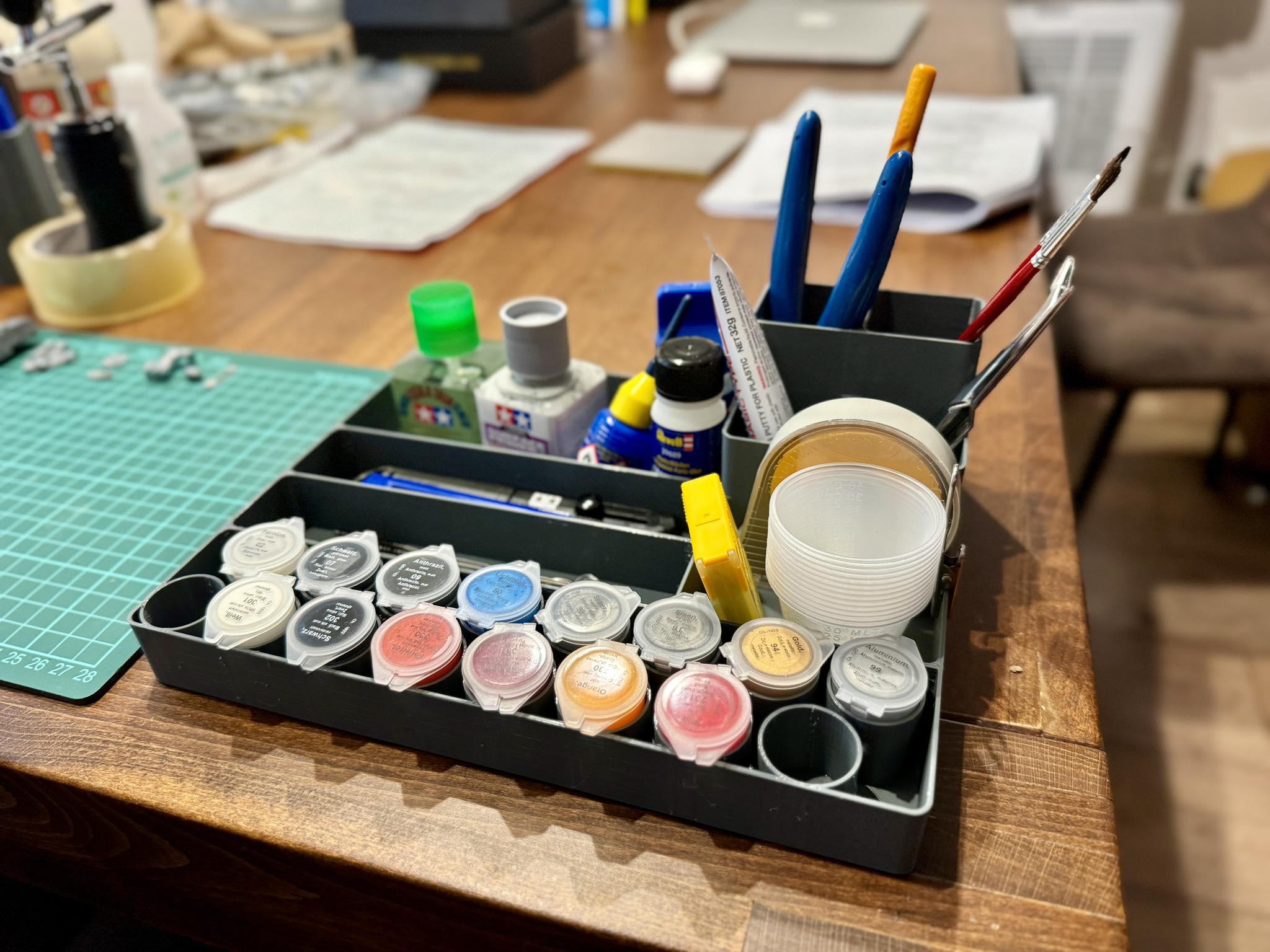 Revell paint and tools tray