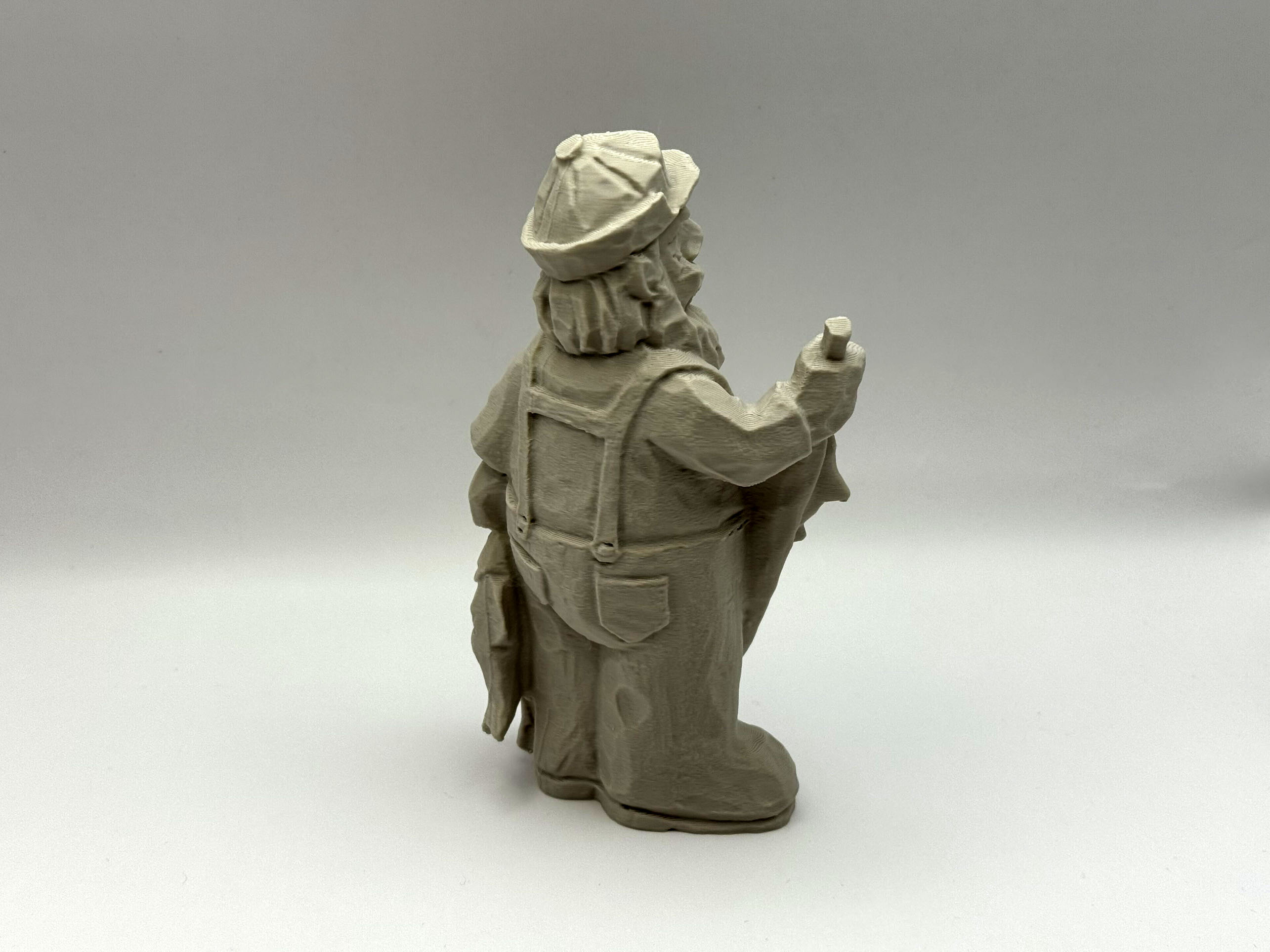 Carved Fisherman Figurine - photo 3