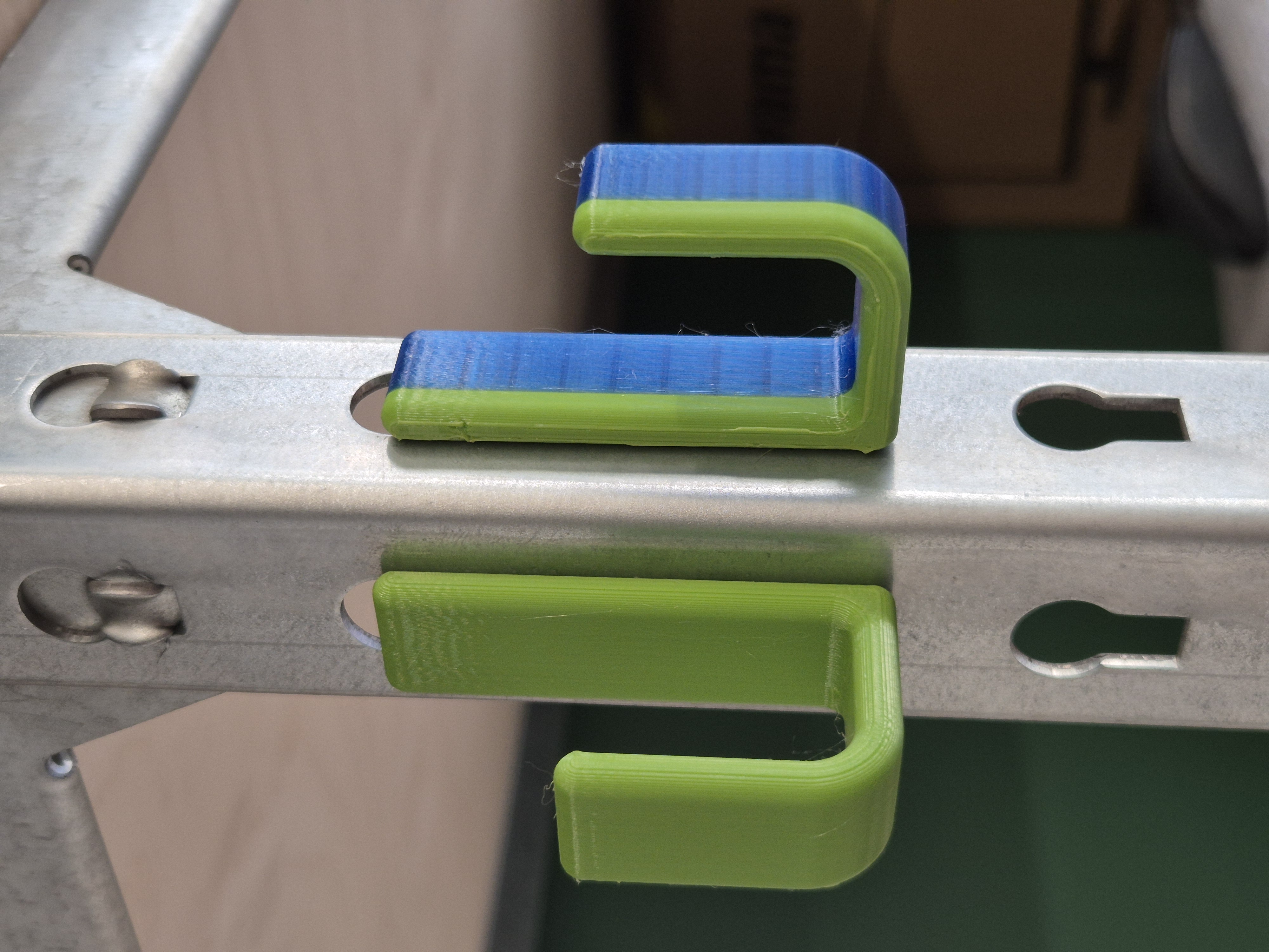 Hook for shelving rack
