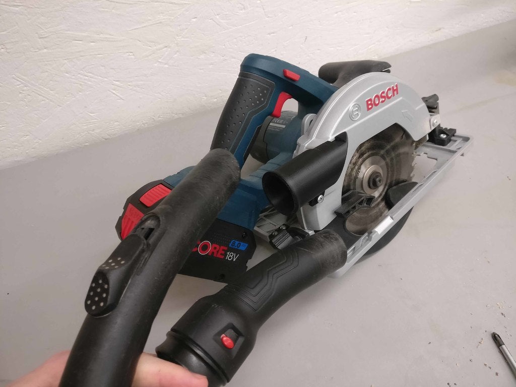 Bosch 18V GKS-57 Dust Collection Adapter - photo 2