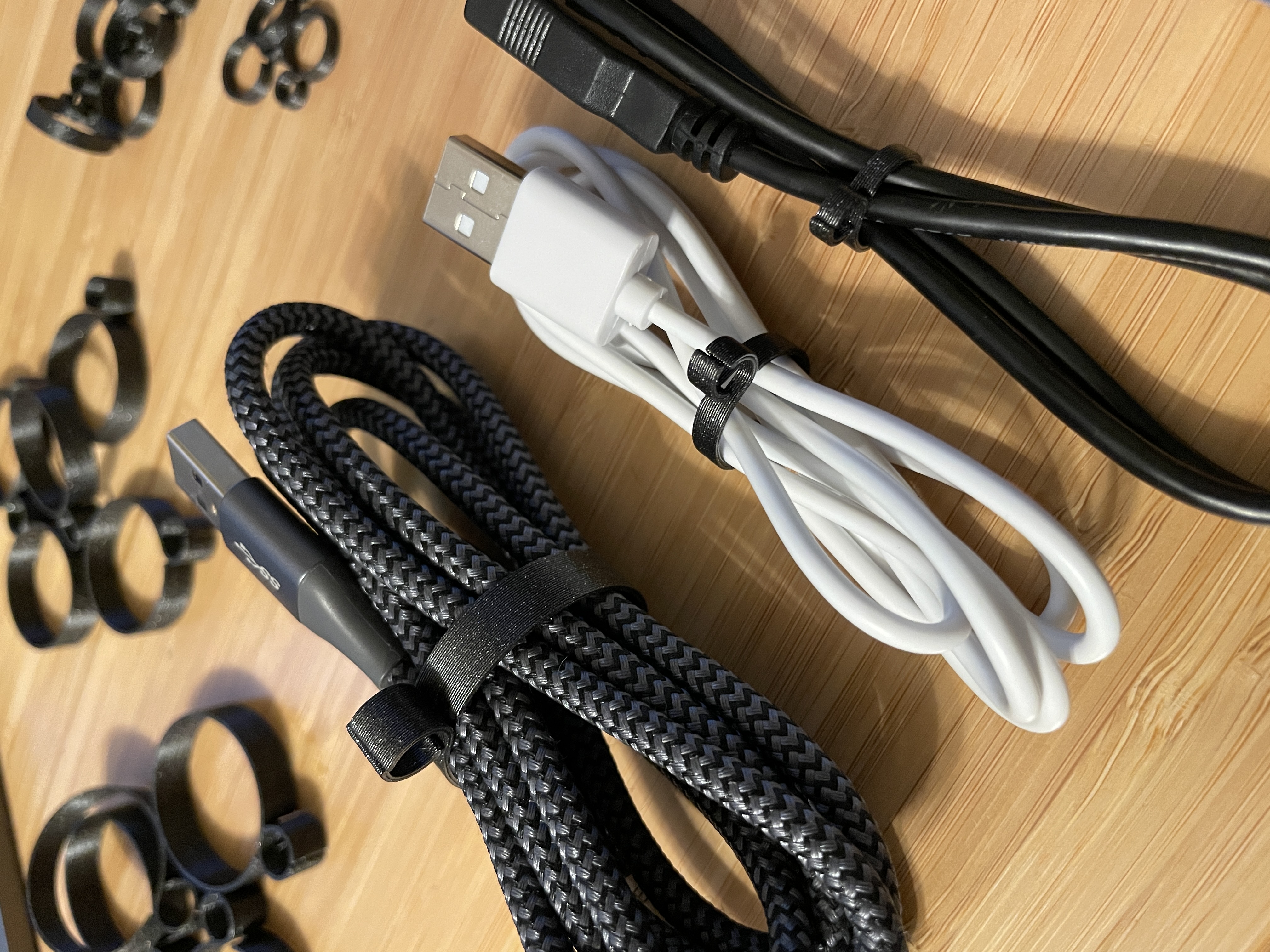 Parametric locking cable management clip