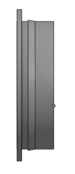 Closet door finger pull (sliding door) - photo 2