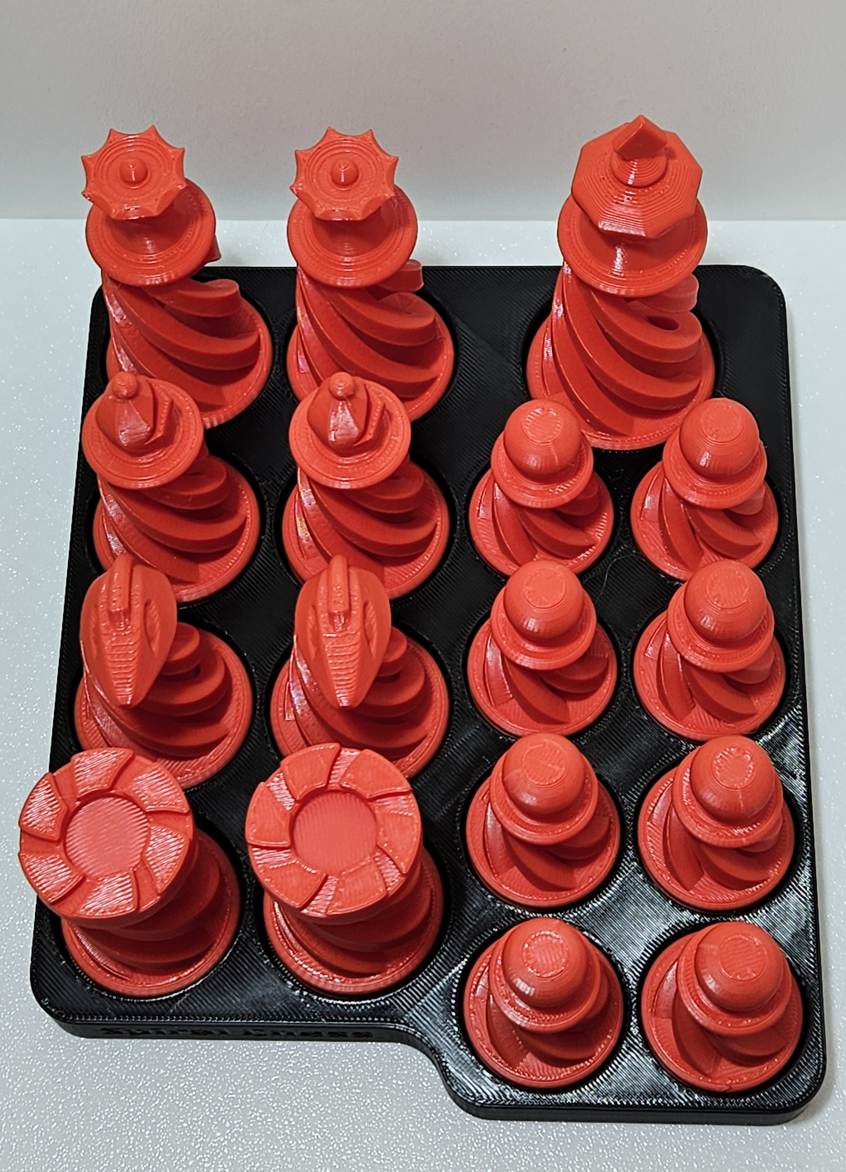 Spiral Chess Set Custom Tray - photo 2