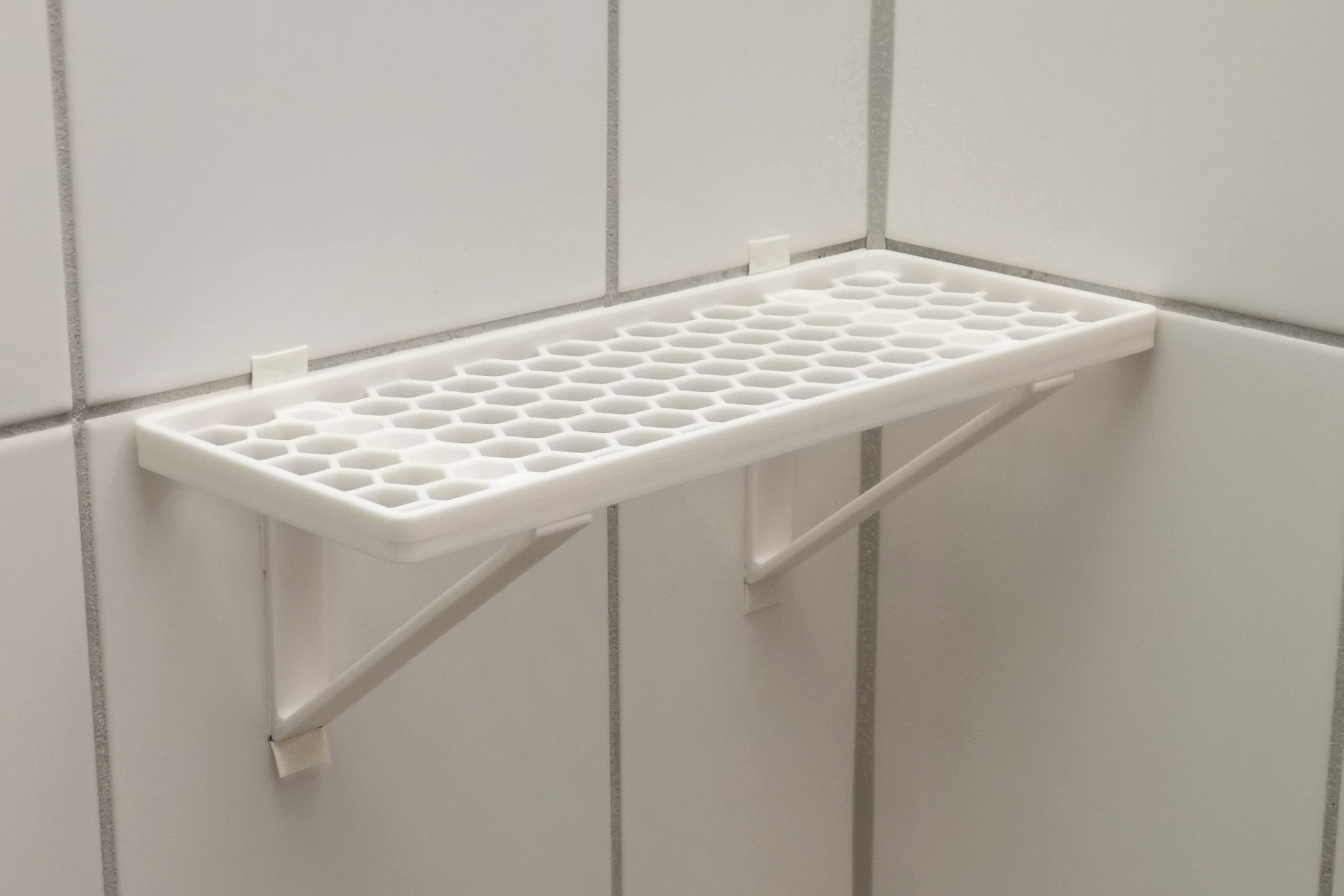 Hex Tray S1 - Shower supplies shelf for your bathroom - photo 3