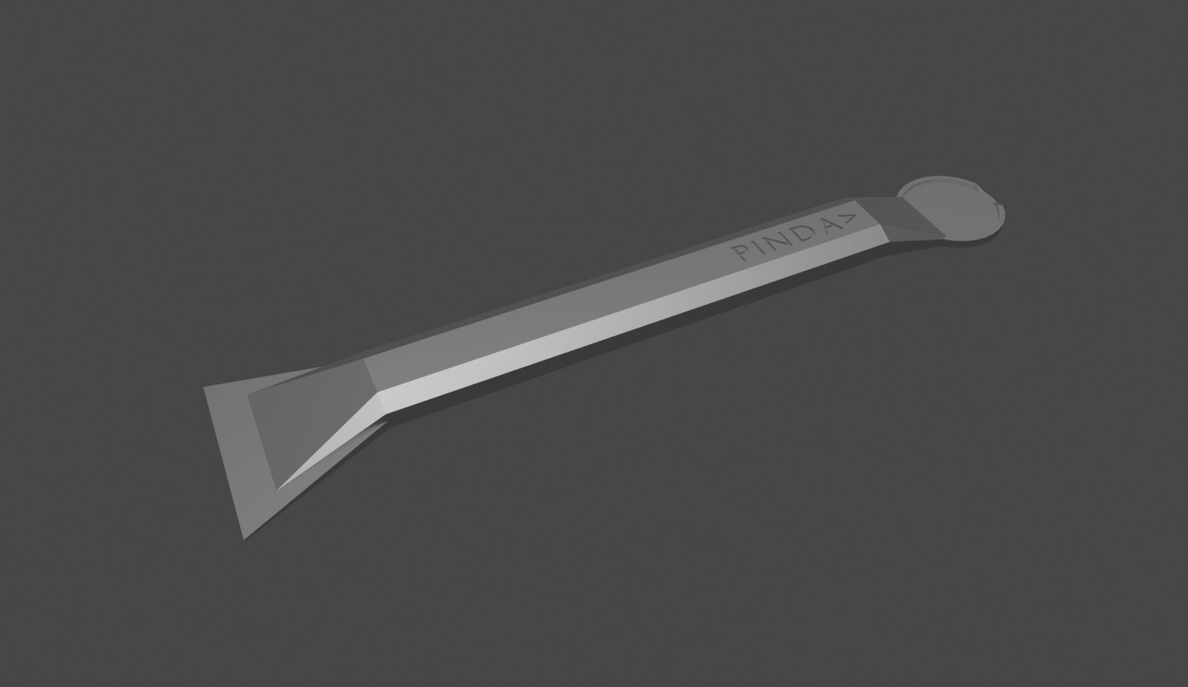 Scraper with PINDA tool