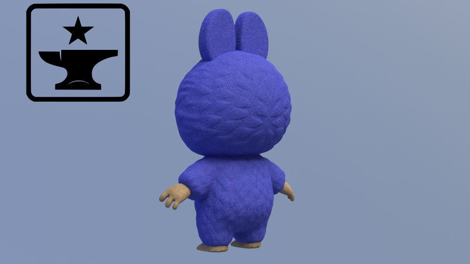 Labubu — furry textured figurine | 1 part | no painting required - photo 2