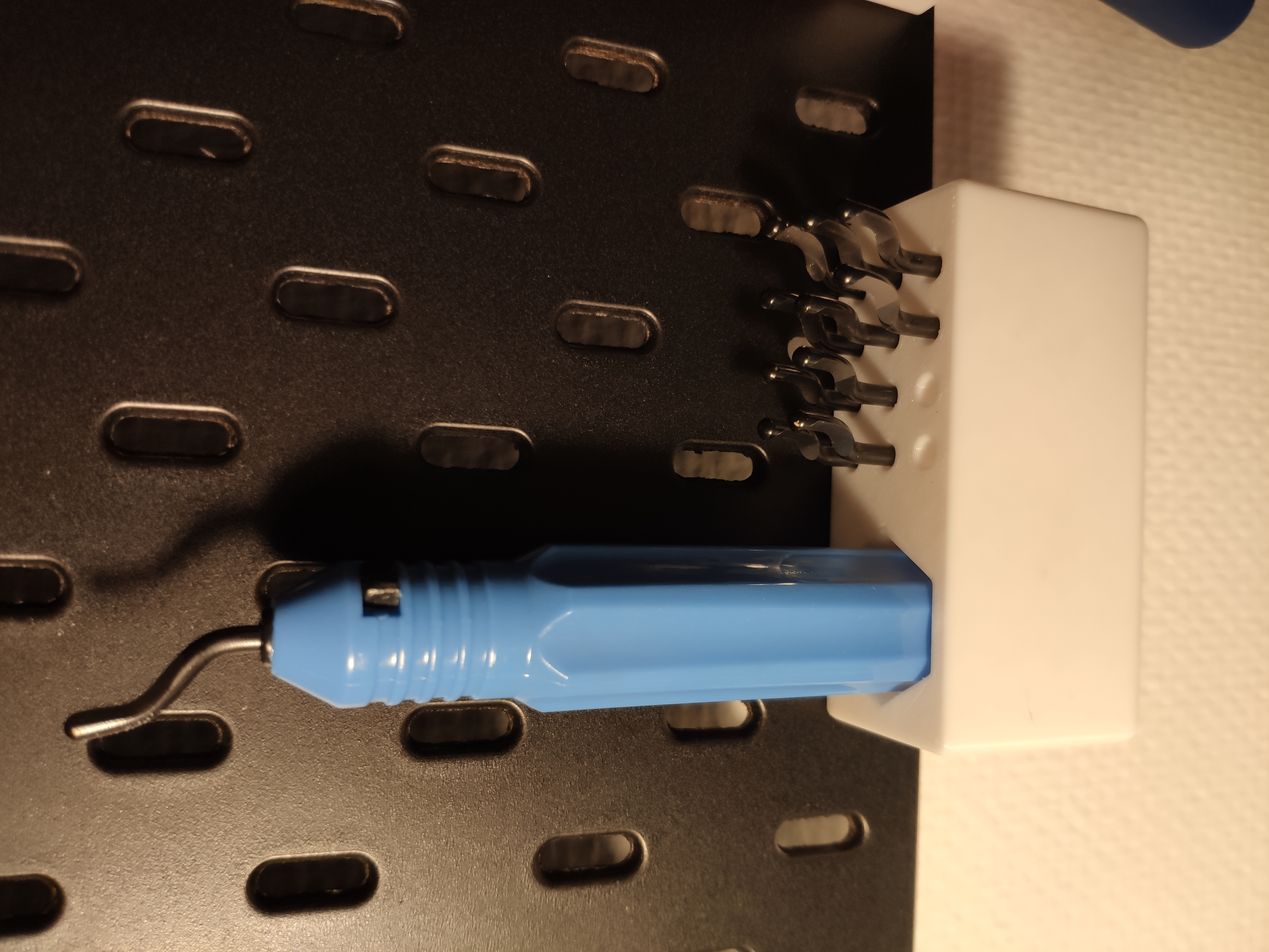Deburring tool mount for IKEA Skådis / Skadis - photo 2