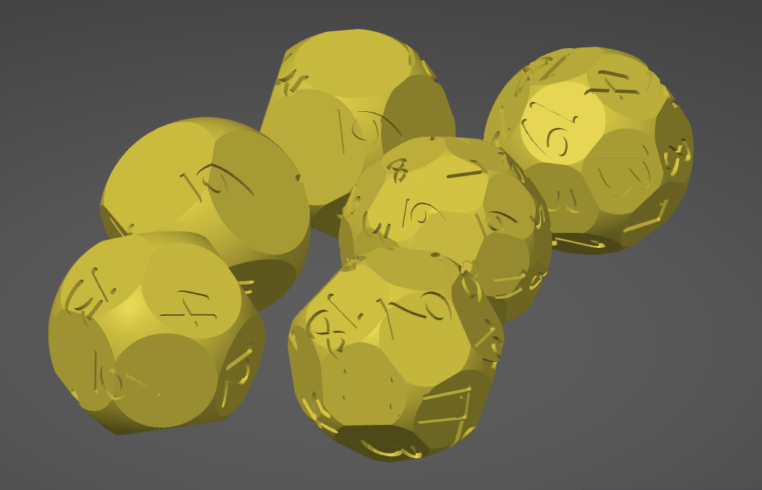 dAny - parametric Any Number Dice (d19 d7 d13 d21 d20 d9 d100) - photo 4