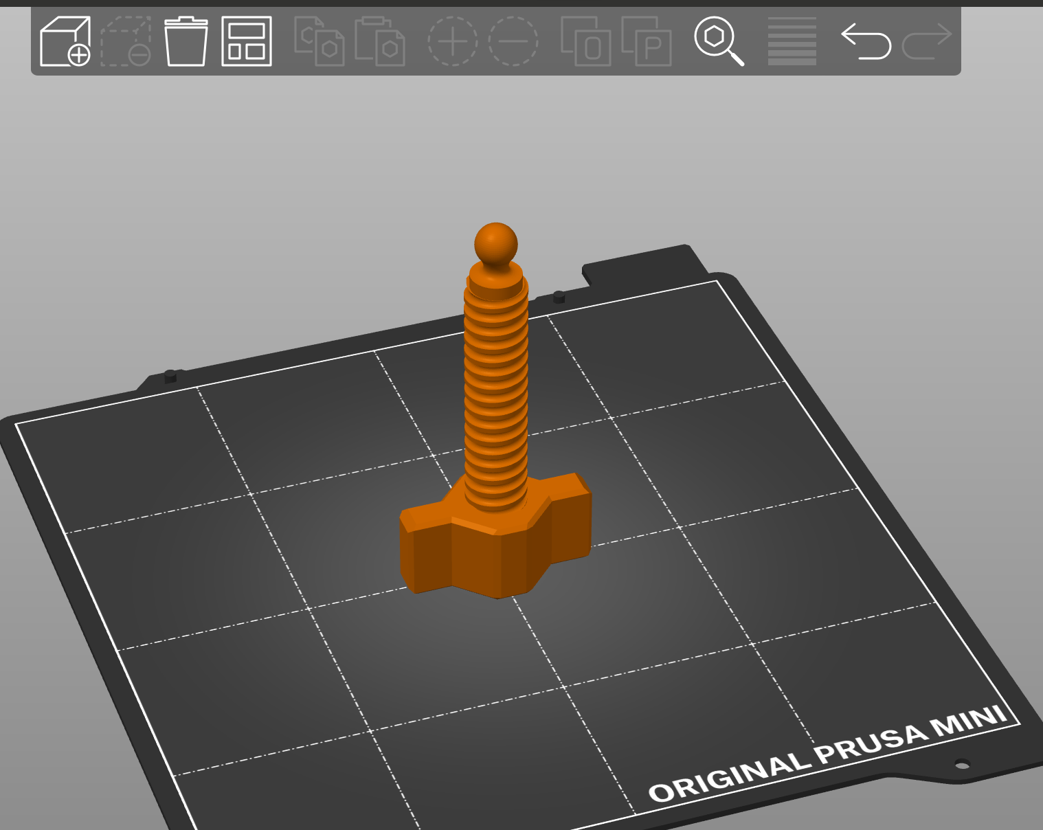 PETG Prusament Clamp with modified screw - photo 2