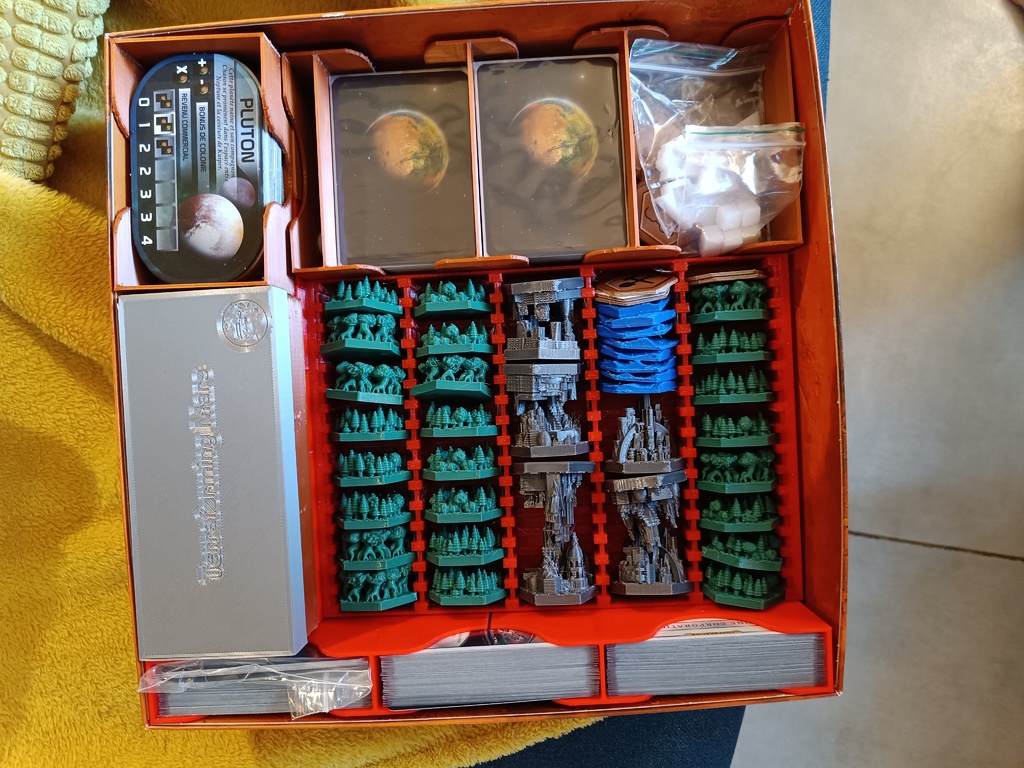 Terraforming mars tiles storage (rifraf) for fabmaszter organizer (all expansions) - 225x160 - photo 3