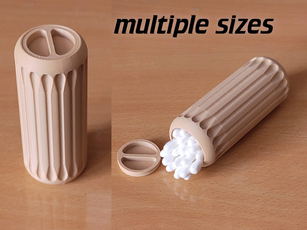 cotton swab / q-tip travel box