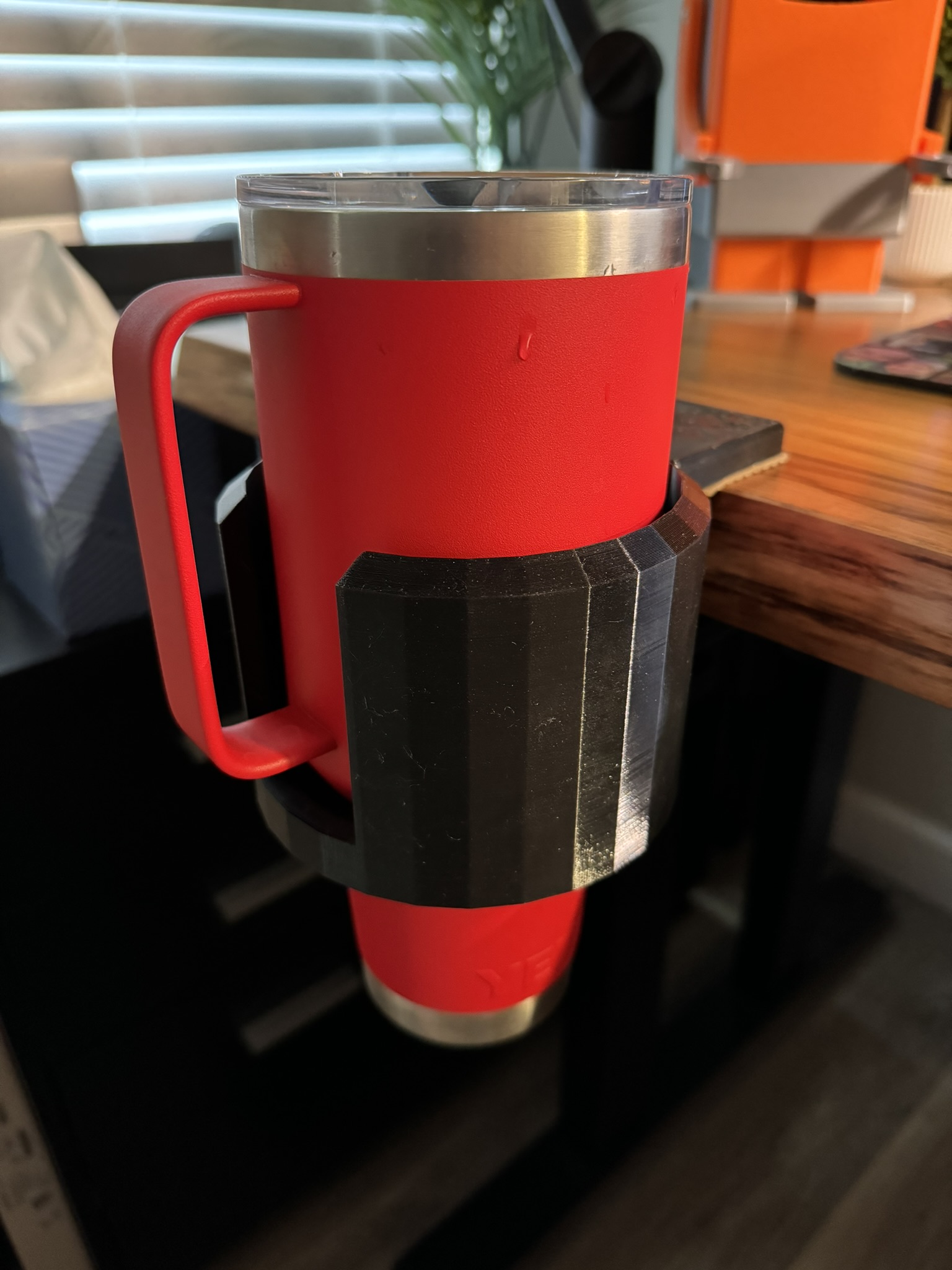 Clamp on desk cup holder for Stanley/Yeti tumblers - photo 3