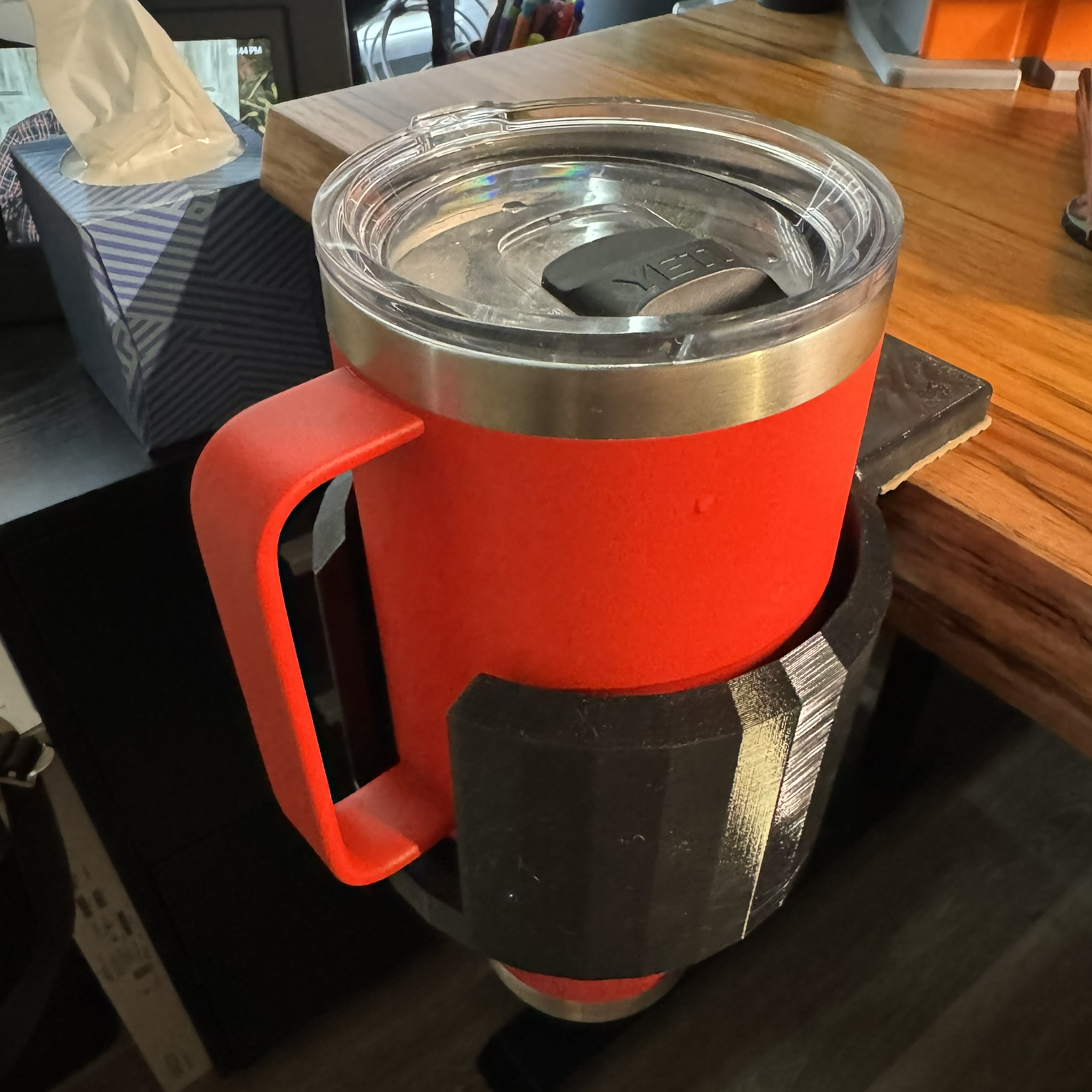 Clamp on desk cup holder for Stanley/Yeti tumblers - photo 2